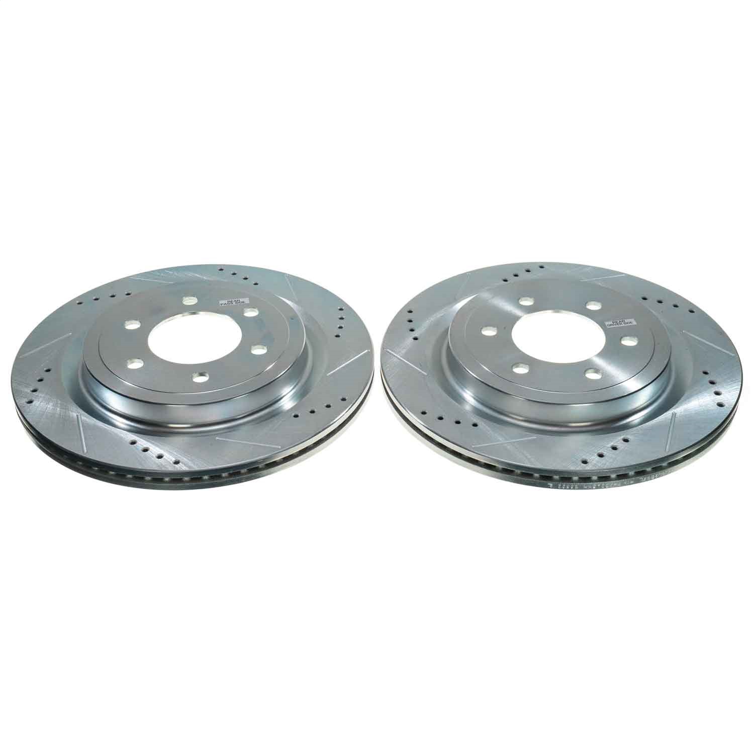 PowerStop AR85209XPR - Power Stop 21-22 Ford F-150 350mm Rear Drilled & Slotted Rotor (Pair)