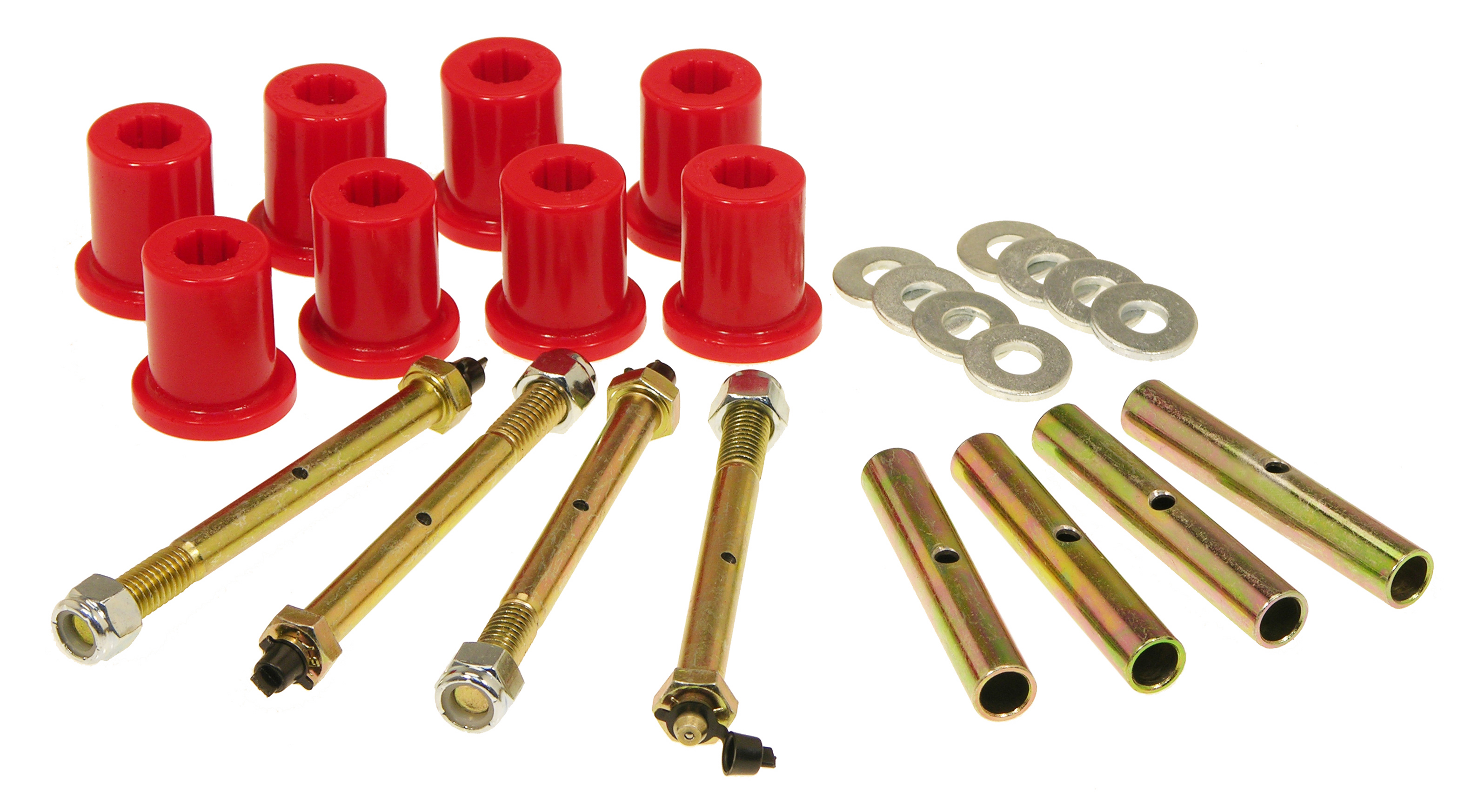 Prothane 1-815 - 76-86 Jeep CJ5/7/8 Rear Shackle Bushings - Red Prothane 1-815 - 76-86 Jeep CJ5/7/8 Rear Shackle Bushings - Red