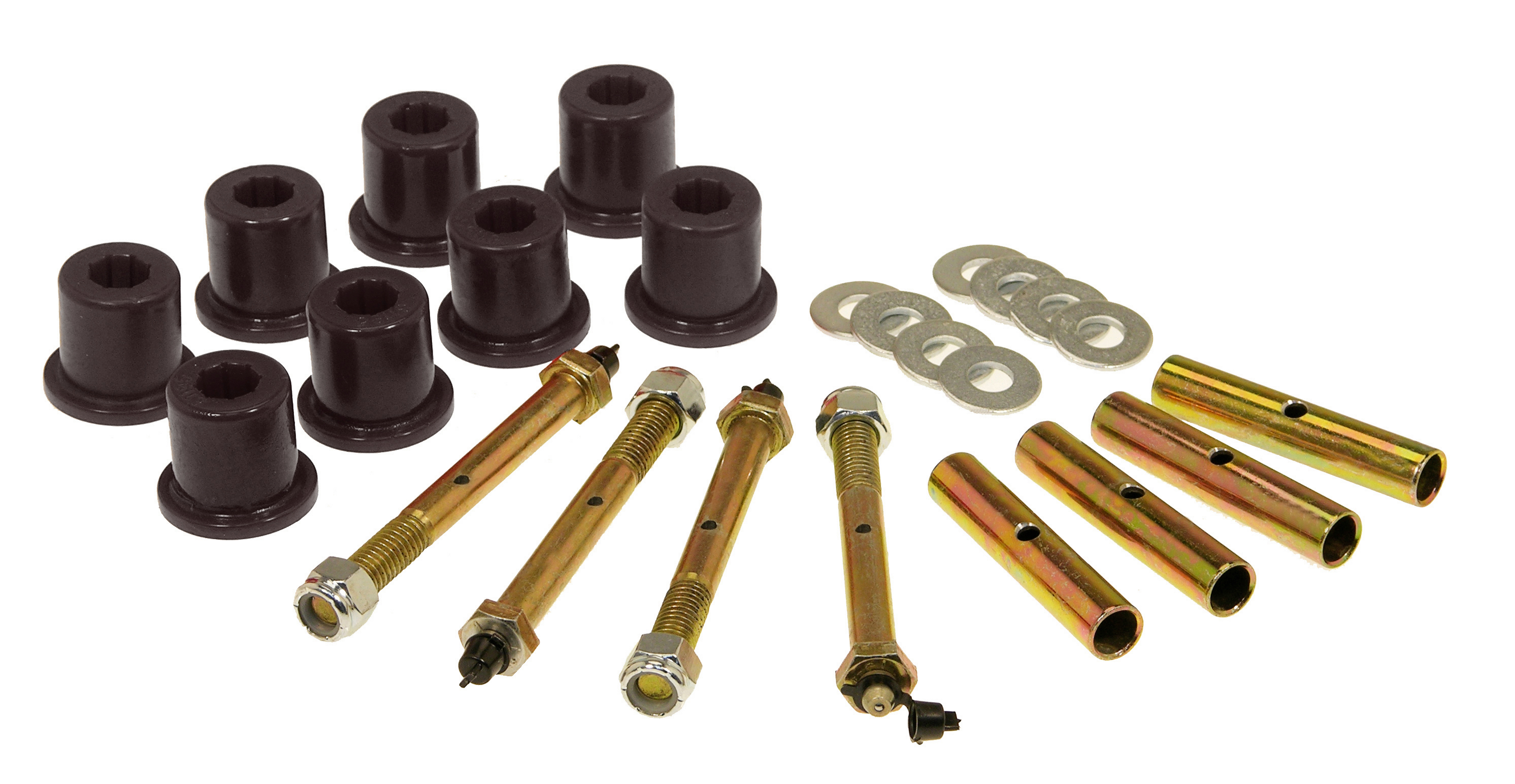 Prothane 1-814-BL - 76-86 Jeep CJ5/7/8 Front Shackle Bushings - Black Prothane 1-814-BL - 76-86 Jeep CJ5/7/8 Front Shackle Bushings - Black