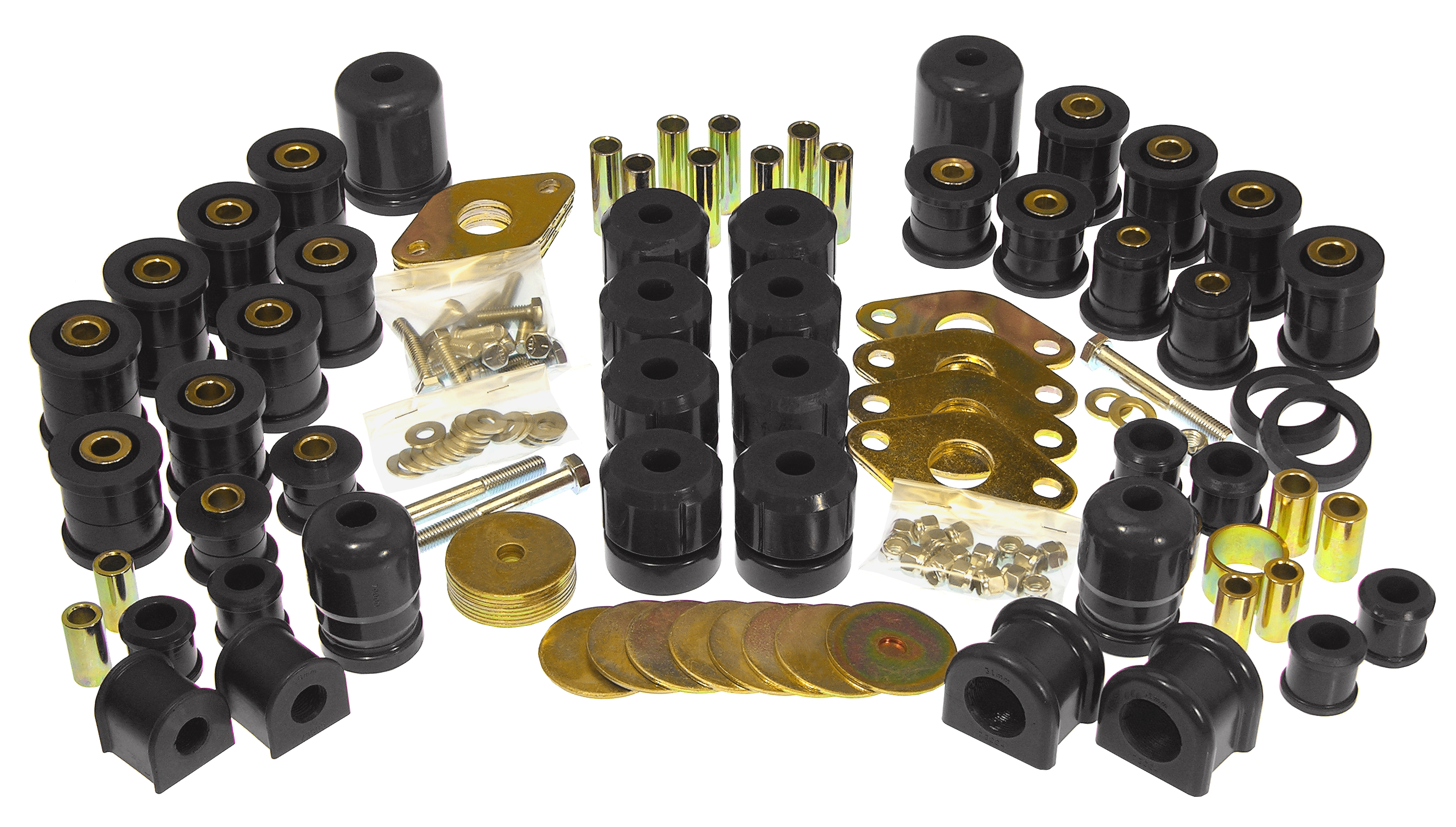 Prothane 1-2018-BL - 07-11 Jeep Wrangler Total Kit - Black Prothane 1-2018-BL - 07-11 Jeep Wrangler Total Kit - Black