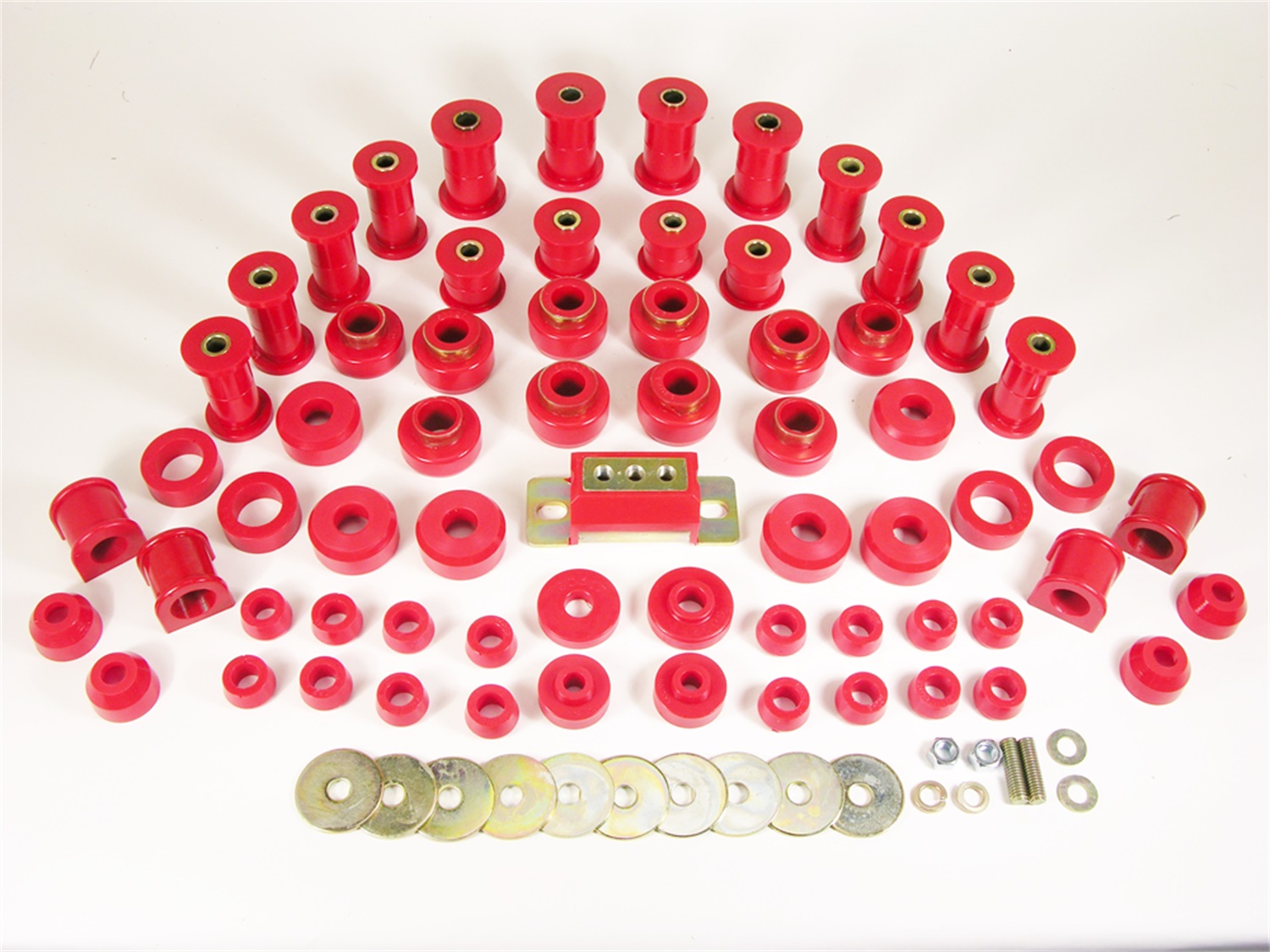 Prothane 1-2009 - 87-96 Jeep Wrangler Total Kit - Red