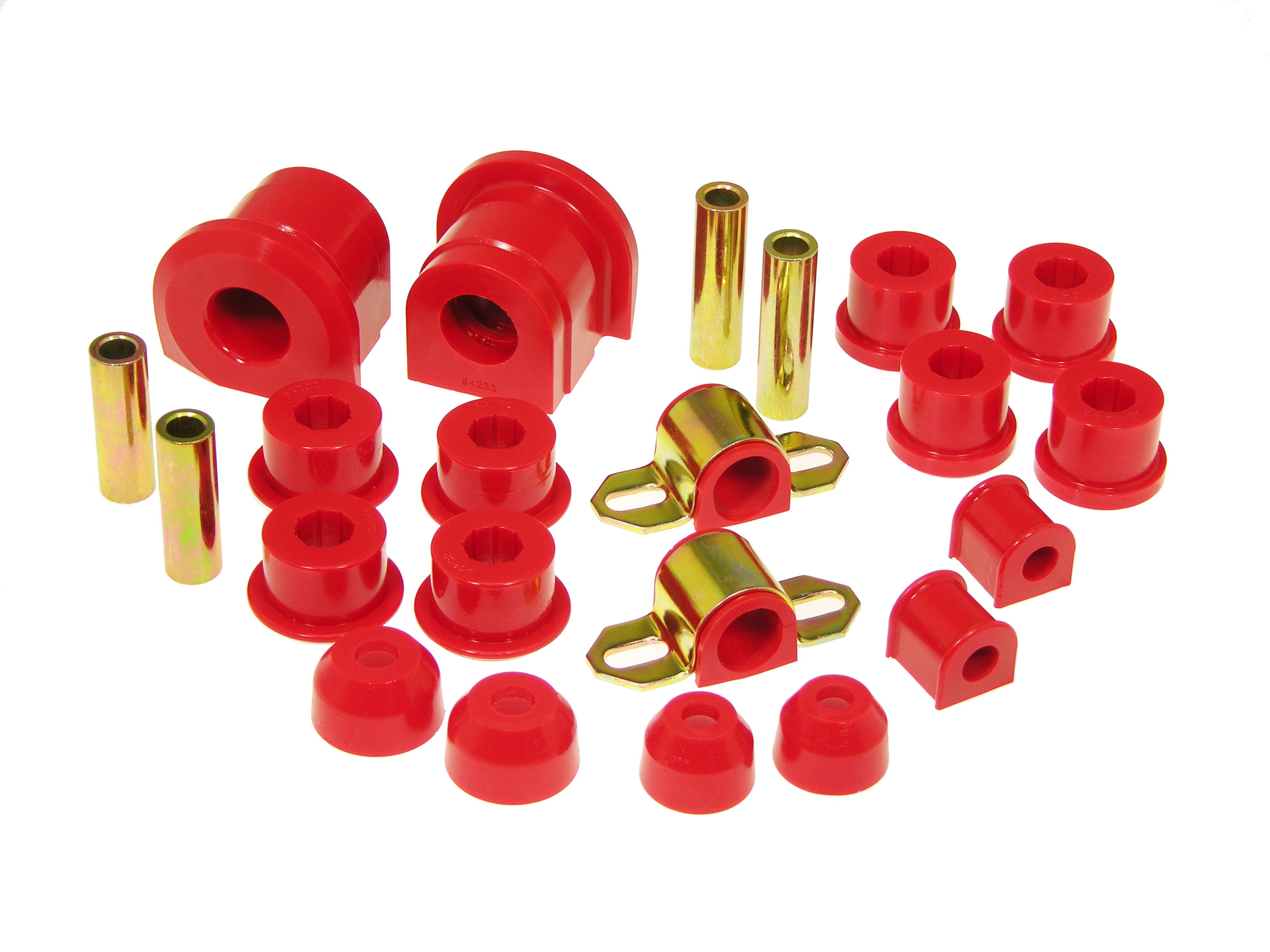 Prothane 12-2001 - 86-91 Mazda RX-7 Total Kit - Red