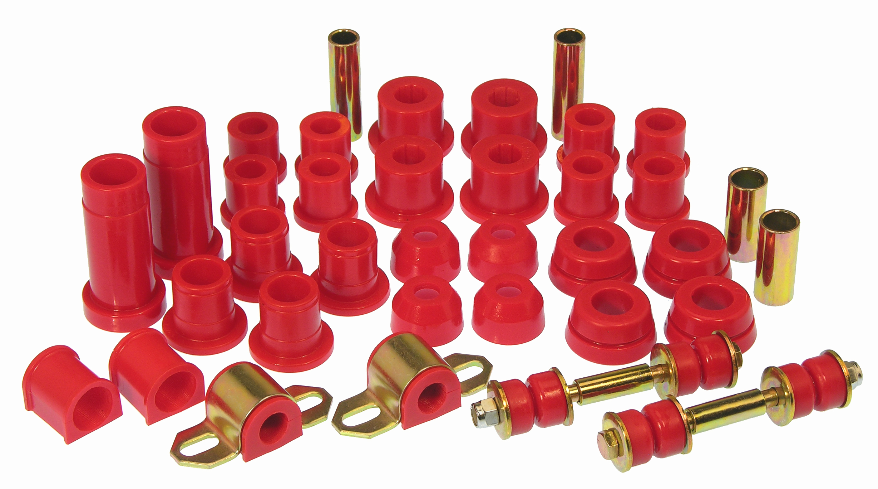 Prothane 18-2002 - 84-88 Toyota Truck 2wd Total Kit - Red Prothane 18-2002 - 84-88 Toyota Truck 2wd Total Kit - Red