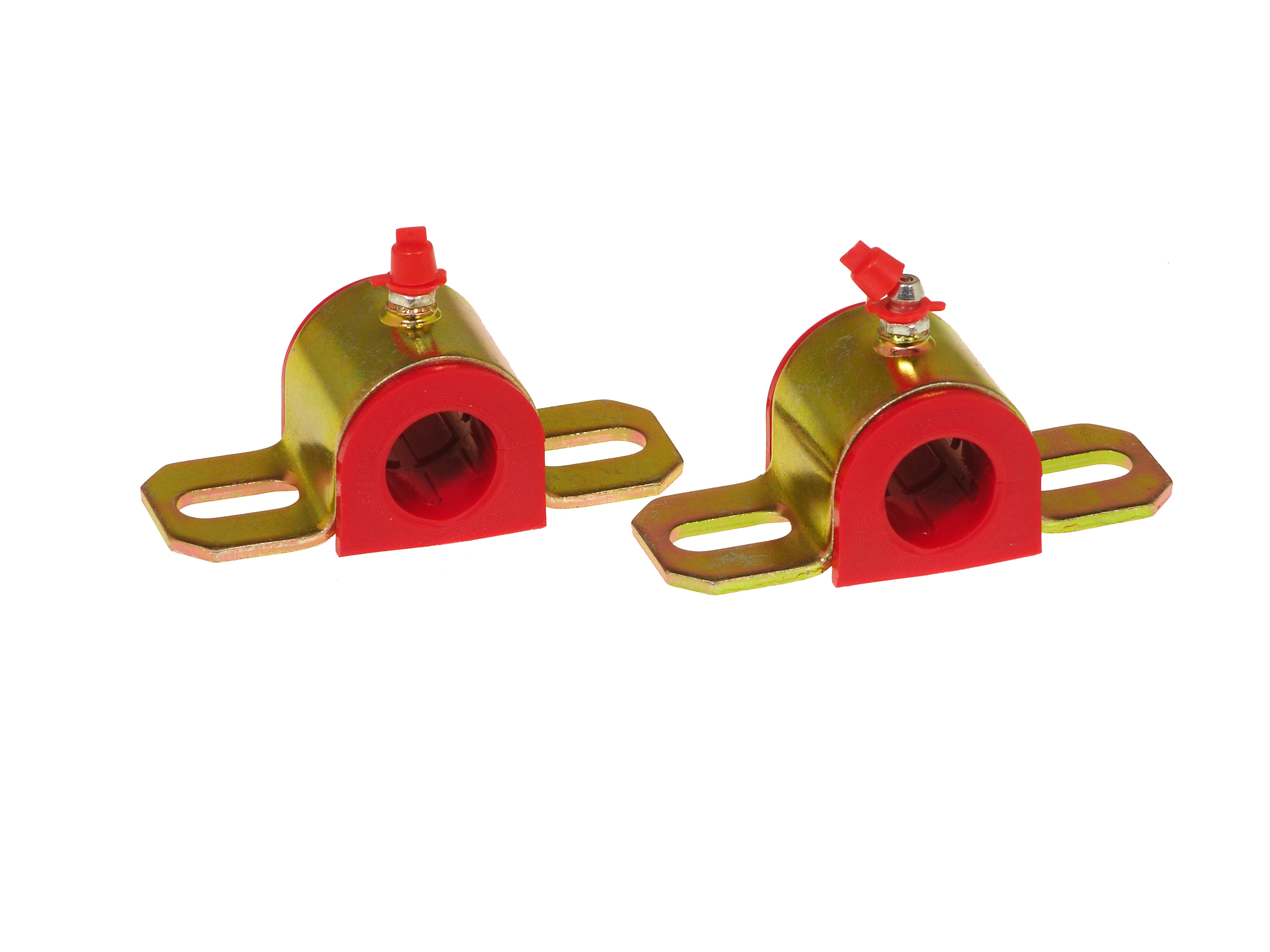 Prothane 19-1155 - Universal Greasable Sway Bar Bushings - 13/16in - Type A Bracket - Red Prothane 19-1155 - Universal Greasable Sway Bar Bushings - 13/16in - Type A Bracket - Red