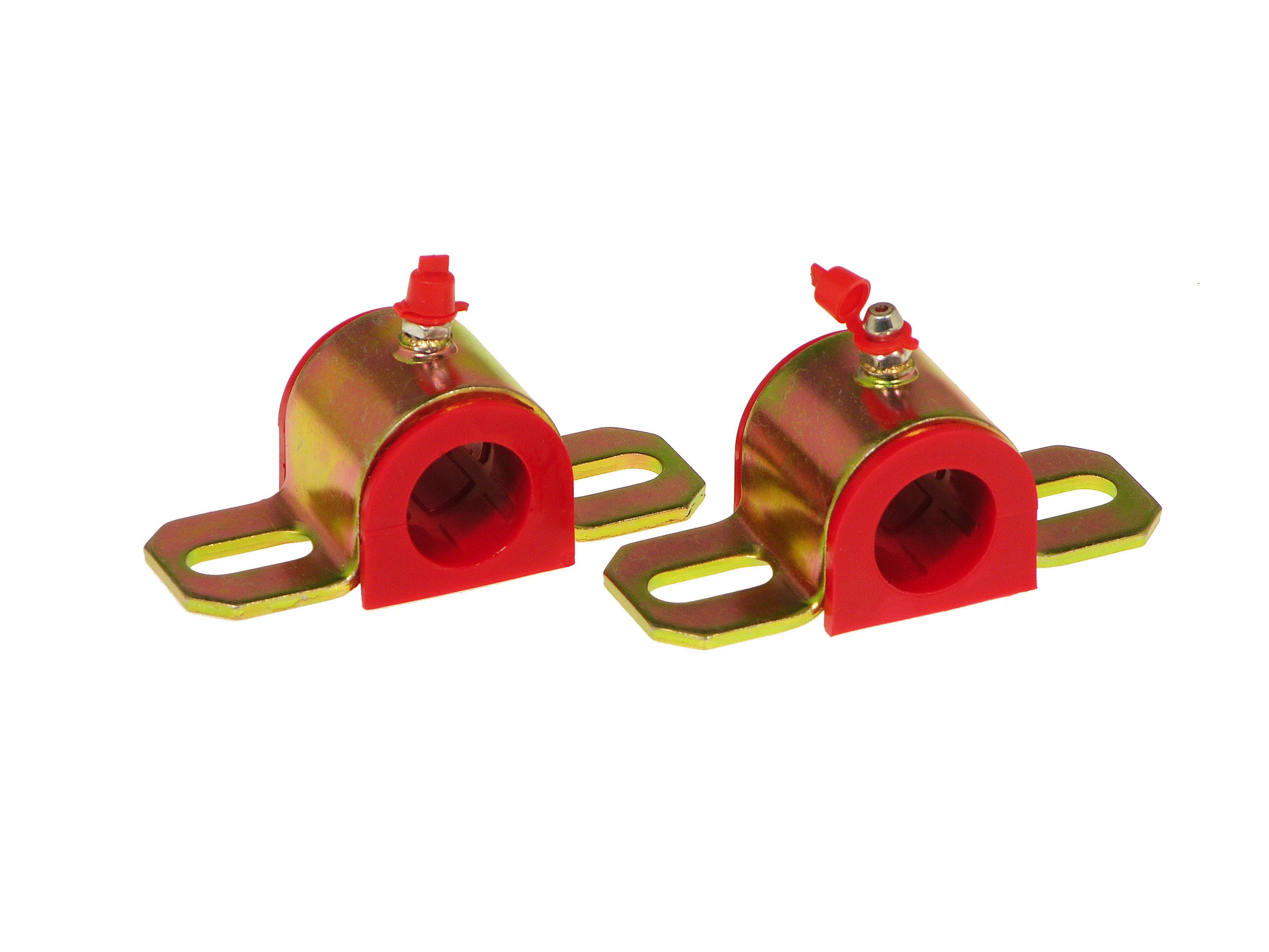 Prothane 19-1156 - Universal Greasable Sway Bar Bushings - 7/8in - Type A Bracket - Red