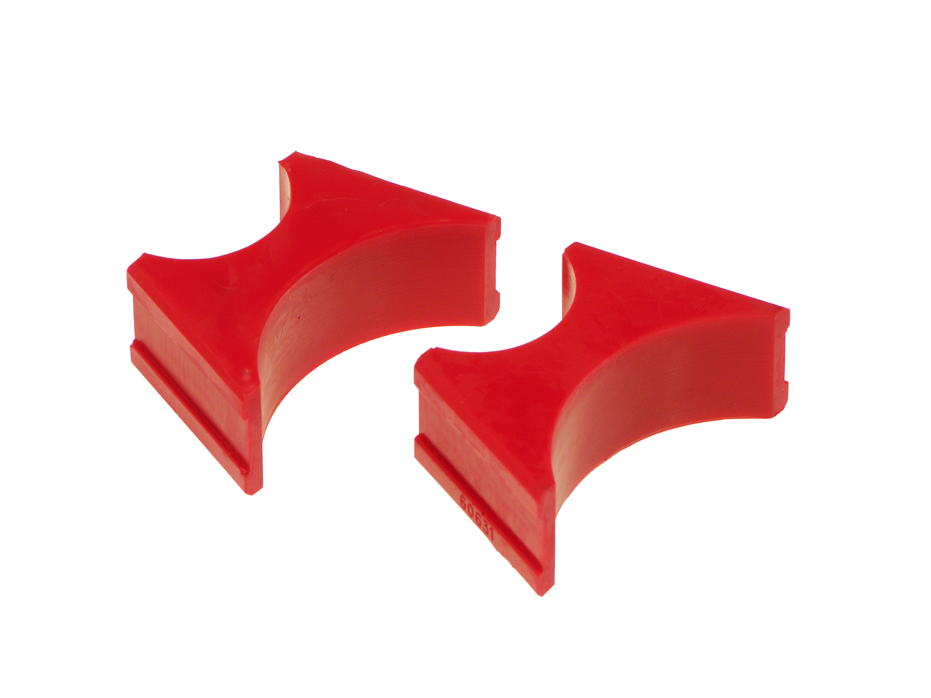 Prothane 19-1720 - Universal Shock Reservoir Mounts - 1.5/3.0 Diameter - Red
