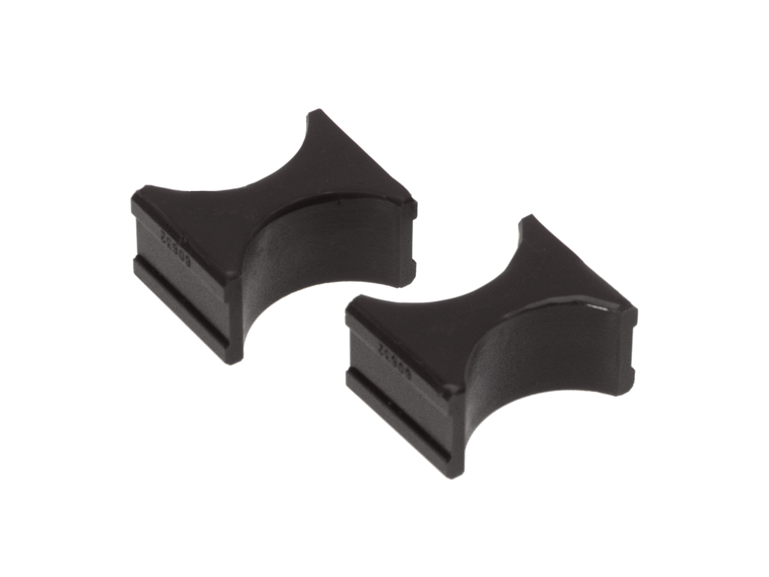 Prothane 19-1721-BL - Universal Shock Reservoir Mounts - 2.0/2.0 Diameter - Black