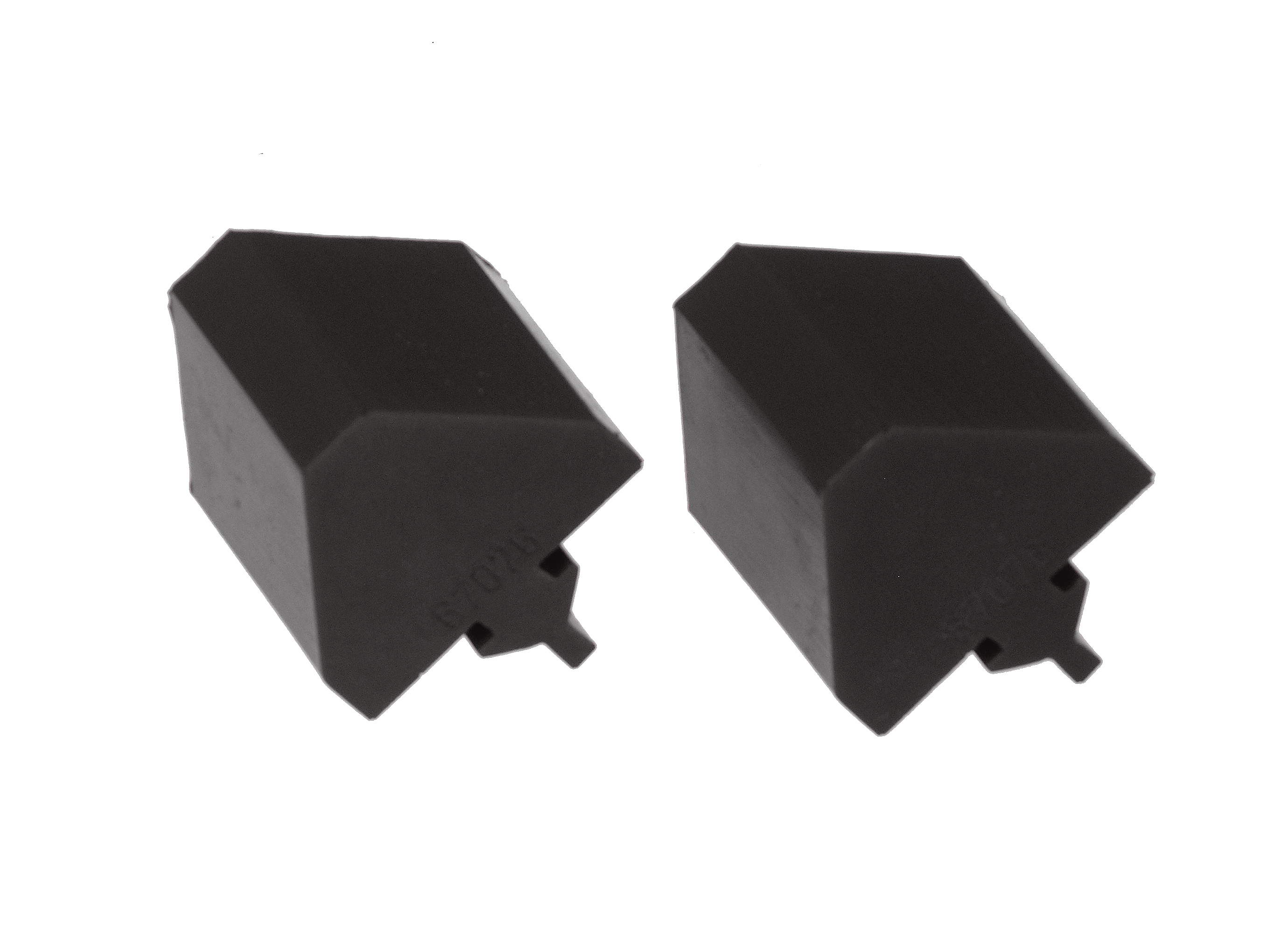 Prothane 19-1326-BL - Universal Bump Stop Pull Through Style - Black