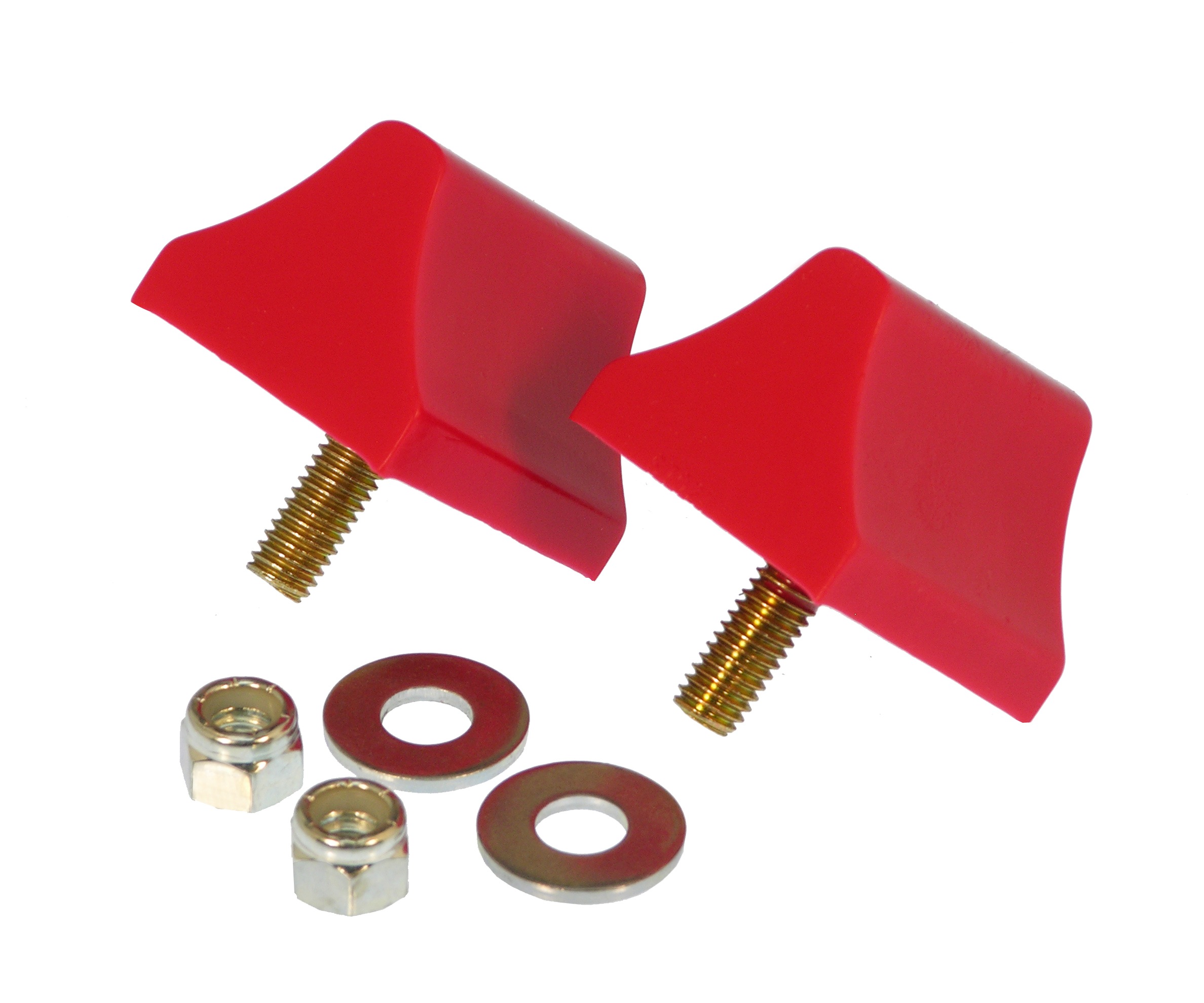 Prothane 19-1312 - Universal Bump Stop 1 1/2X2X1 3/4 Wedge - Red