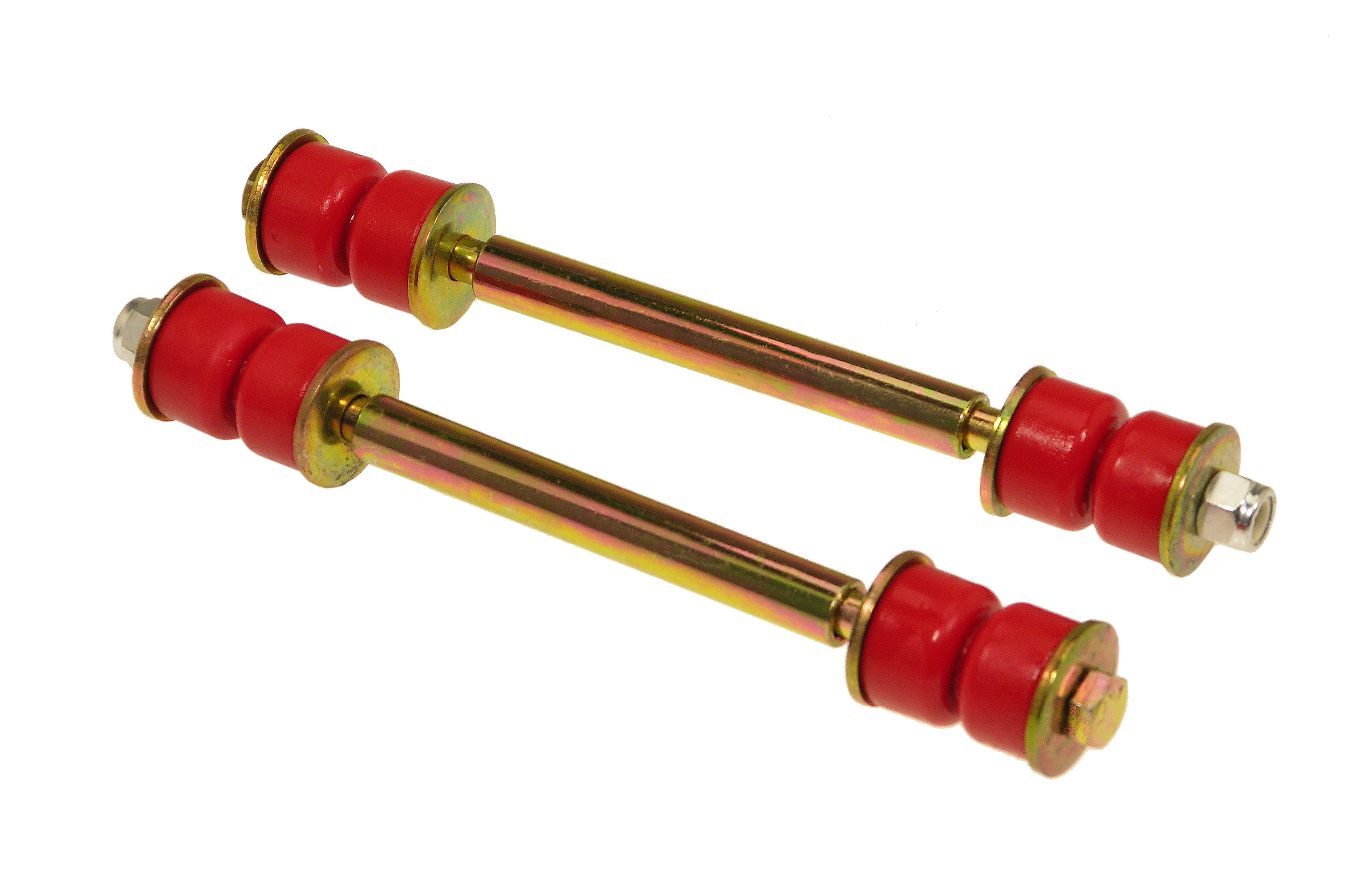 Prothane 19-417 - Universal End Link Set - 6 1/8in Mounting Length - Red