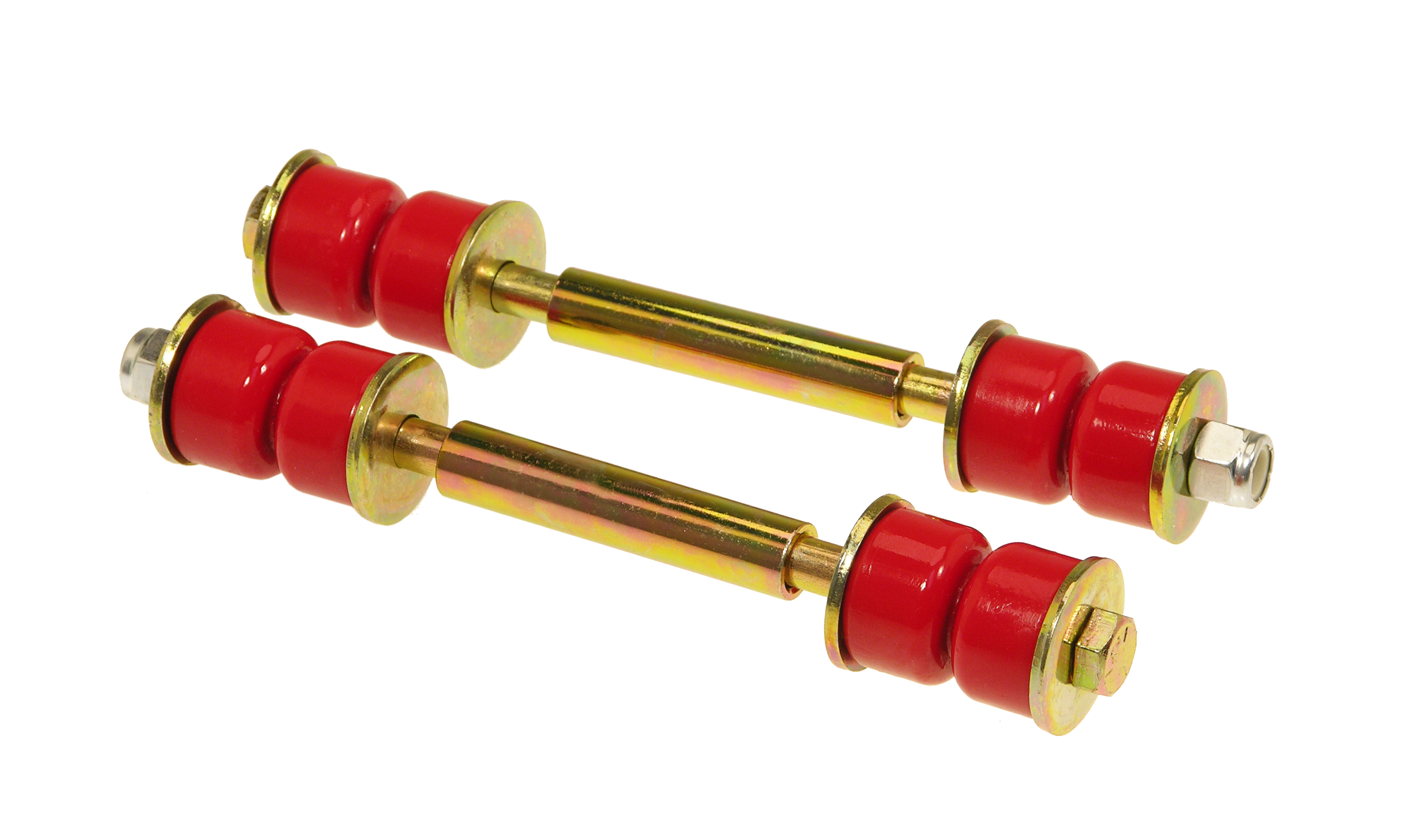 Prothane 19-409 - Universal End Link Set - 4 1/2in Mounting Length - Red