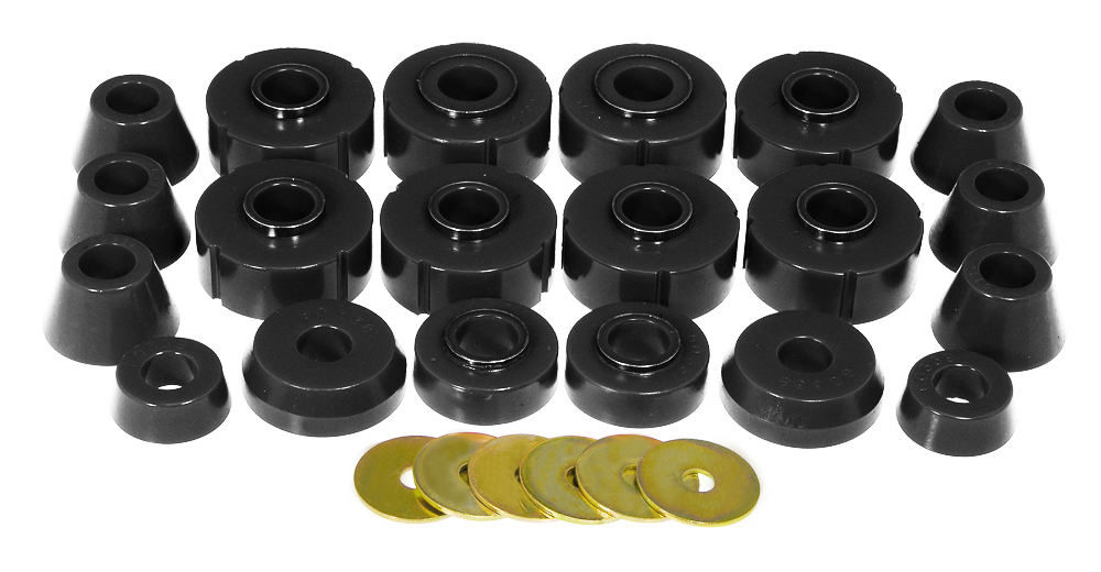 Prothane 6-103-BL - 78-79 Ford Bronco Body Mount Kit - Black Prothane 6-103-BL - 78-79 Ford Bronco Body Mount Kit - Black