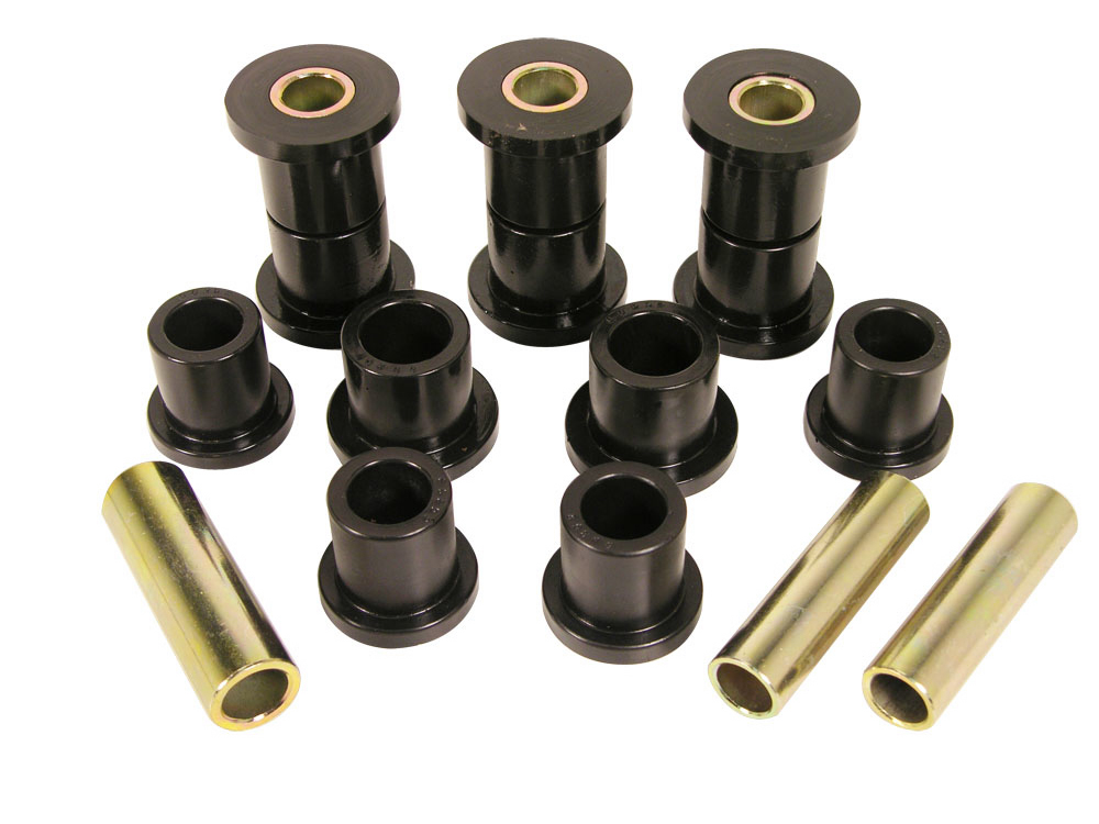 Prothane 6-1008-BL - 66-72 Ford F100 4wd Spring & Shackle Bushings - Black