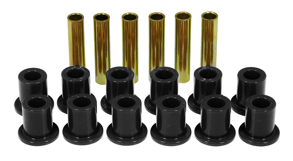 Prothane 6-1009-BL - 67-77 Ford F250 4wd Rear Spring & Shackle Bushings - Black