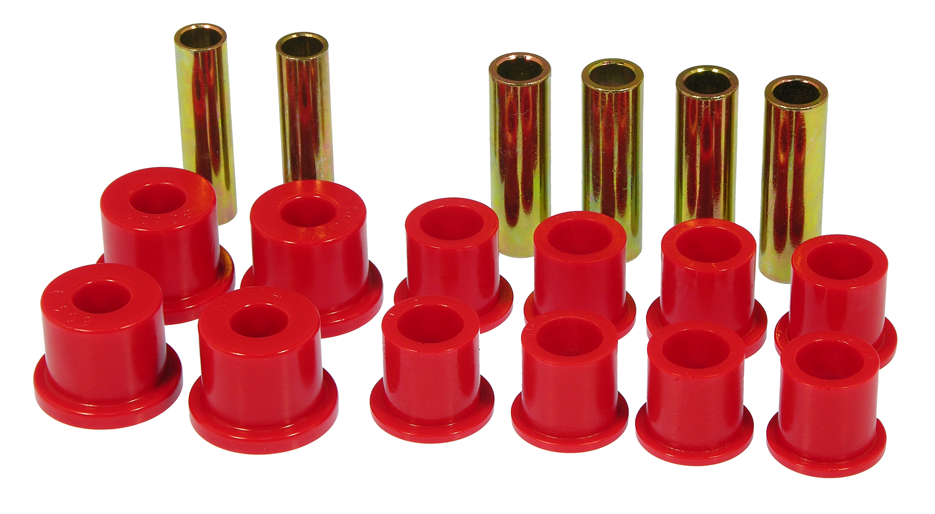 Prothane 6-1017 - 82-96 Ford Rear Spring & Shackle Bushings - Red