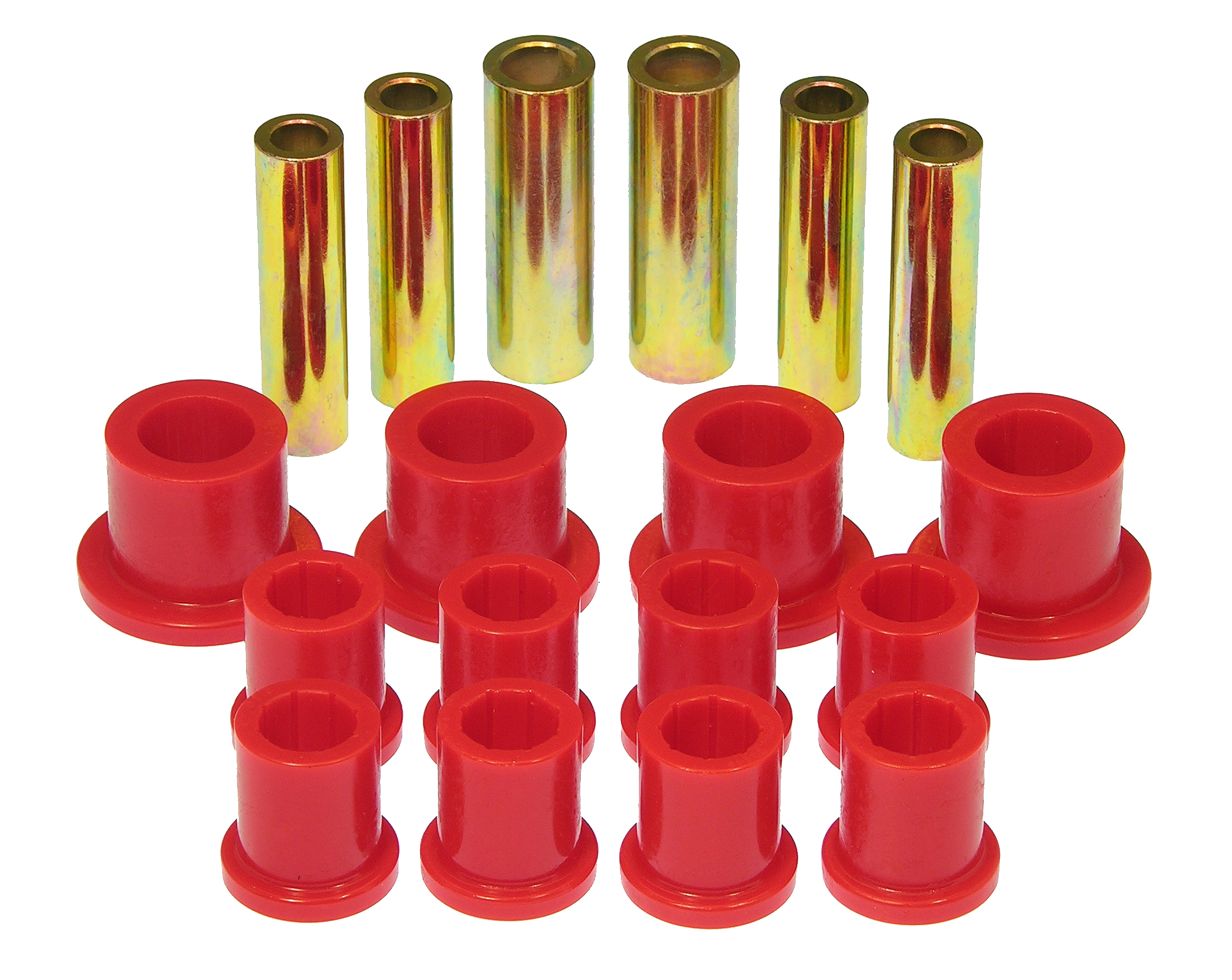 Prothane 6-1055 - 04-06 Ford F150 Rear Leaf Spring Bushings - Red