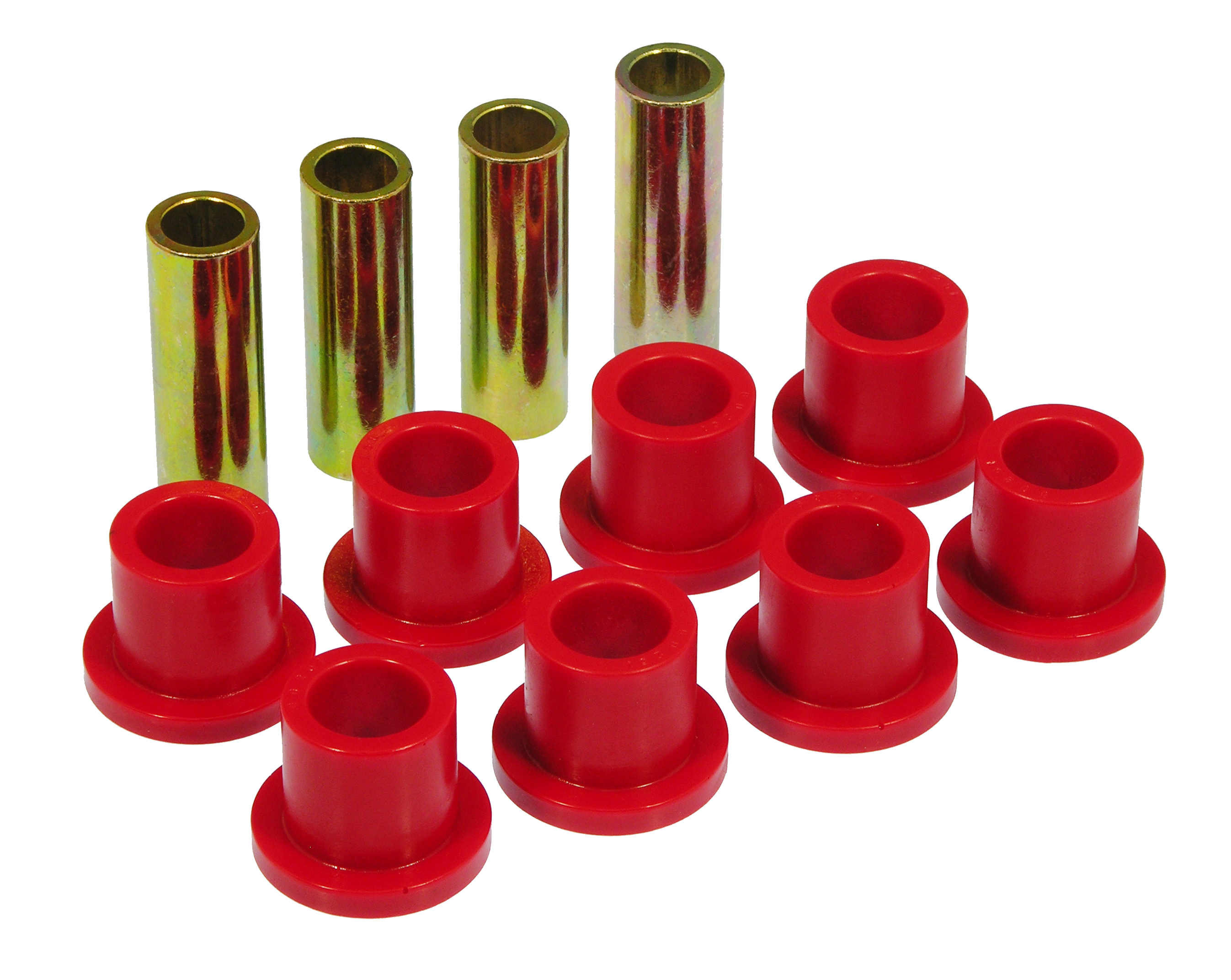 Prothane 6-1005 - 73-79 Ford F250 Crew Cab / F350 Rear Spring & Shackle Bushings - Red