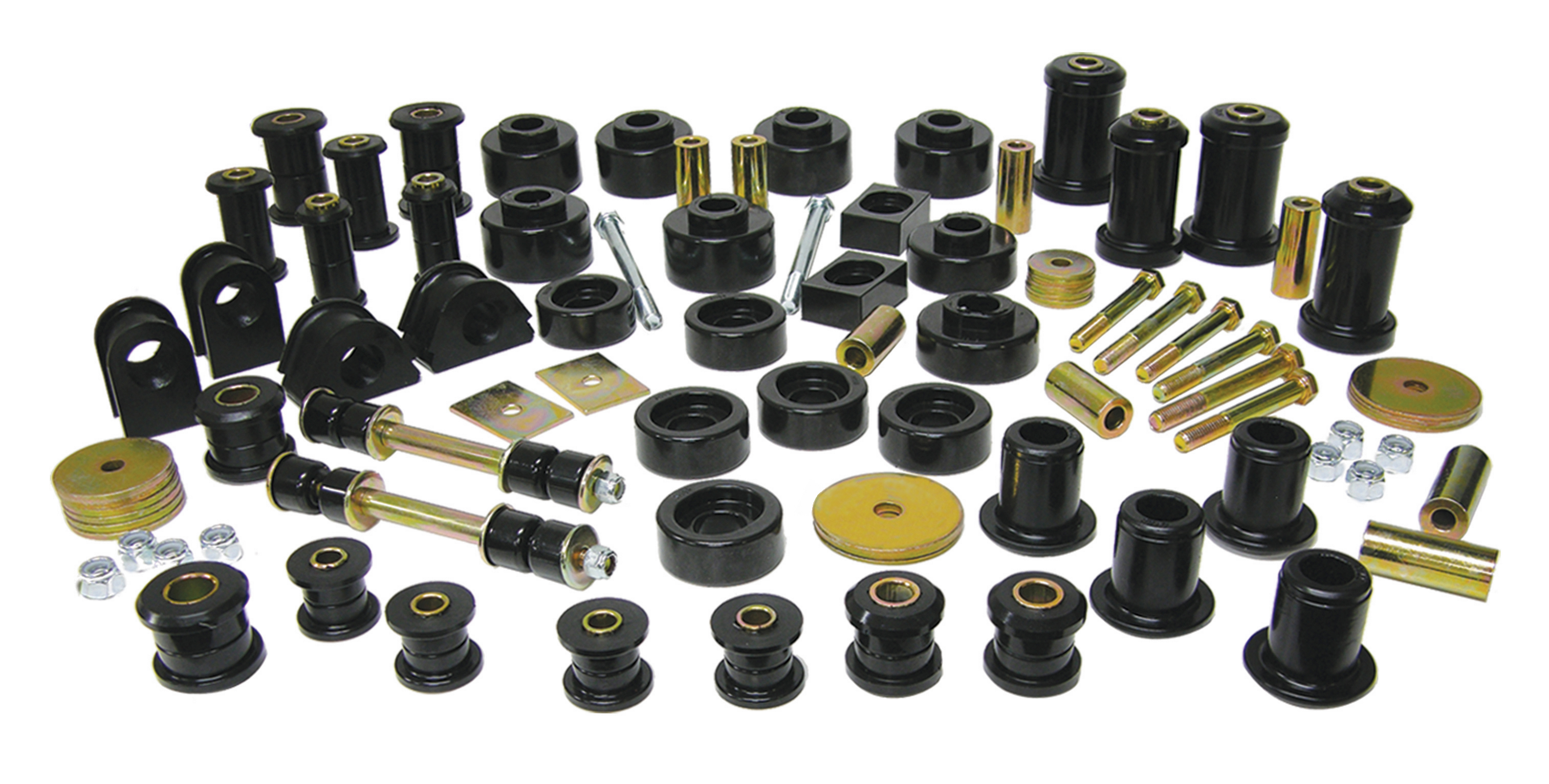 Prothane 6-2036-BL - 97-03 Ford F150/250LD 4wd Total Kit - Black