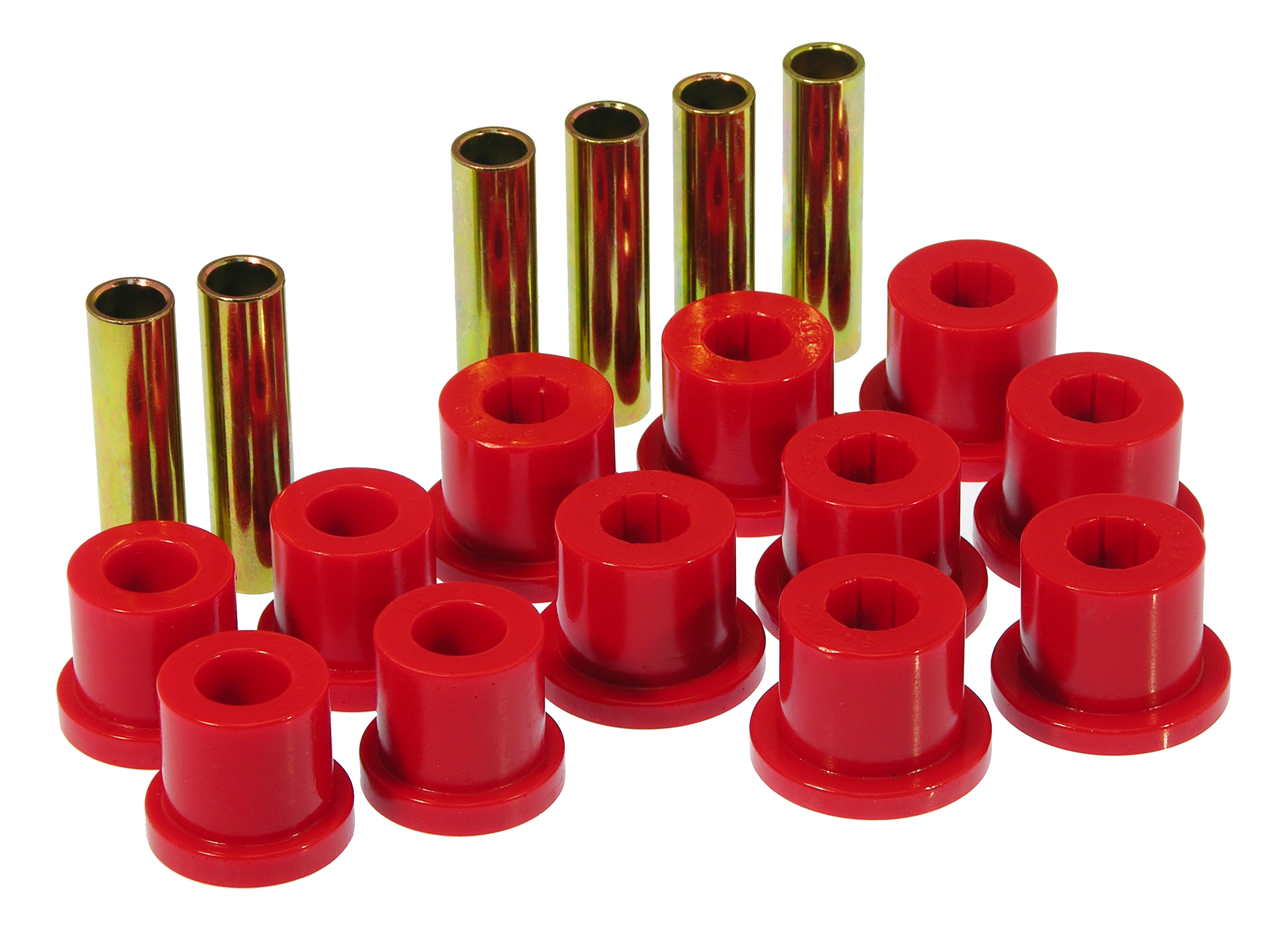Prothane 7-1002 - 81-87 GM Rear Spring & Shackle Bushings (w/ 1 3/8in Bushings) - Red Prothane 7-1002 - 81-87 GM Rear Spring & Shackle Bushings (w/ 1 3/8in Bushings) - Red