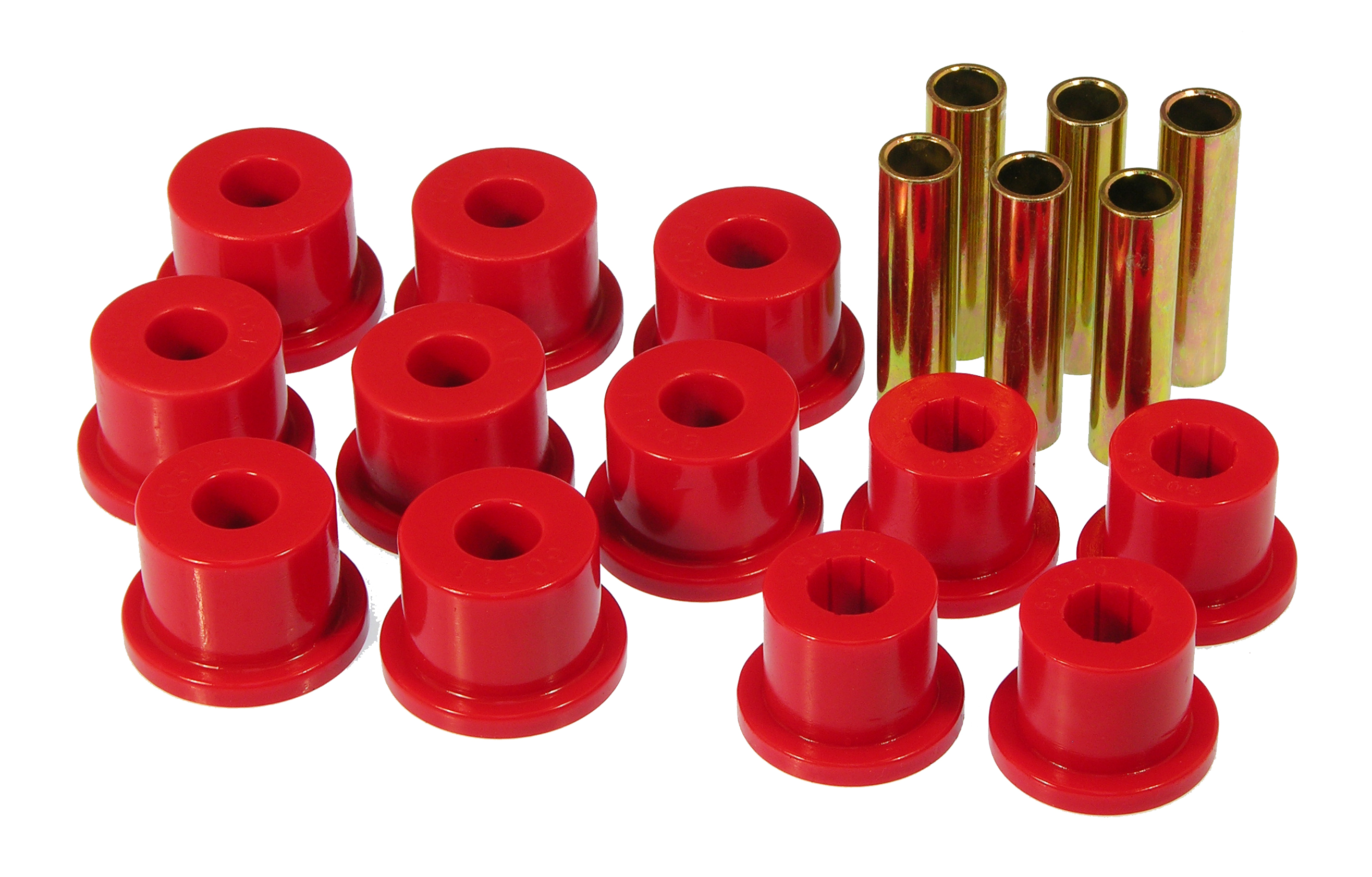 Prothane 7-1005 - 81-87 GM K30 Rear Spring & Shackle Bushings (w/ 1.5in OD Frame Shackle Bush) - Red Prothane 7-1005 - 81-87 GM K30 Rear Spring & Shackle Bushings (w/ 1.5in OD Frame Shackle Bush) - Red