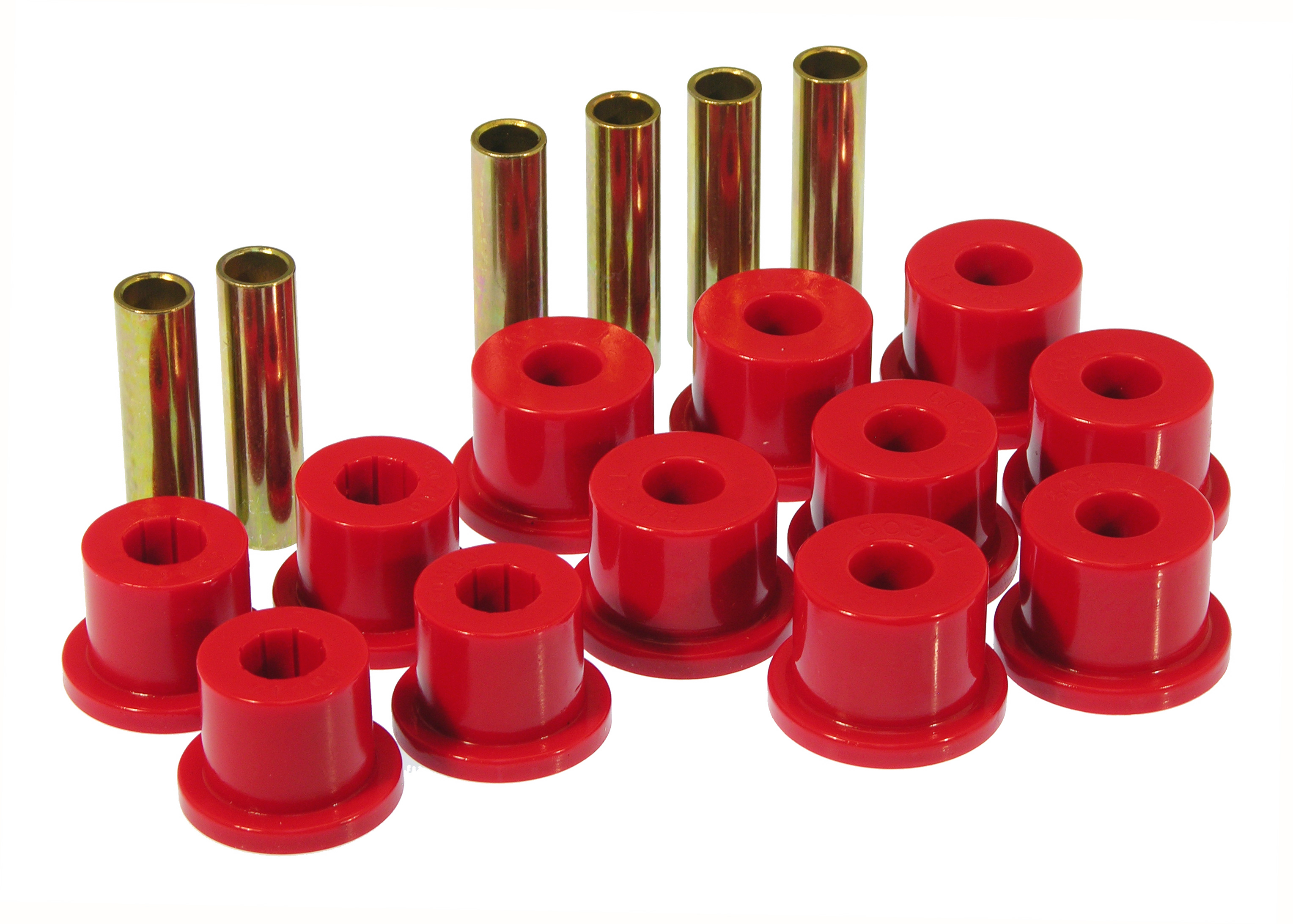 Prothane 7-1008 - 73-87 GM Rear Spring & Shackle Bushings (w/ 1.75in Bushings) - Red Prothane 7-1008 - 73-87 GM Rear Spring & Shackle Bushings (w/ 1.75in Bushings) - Red