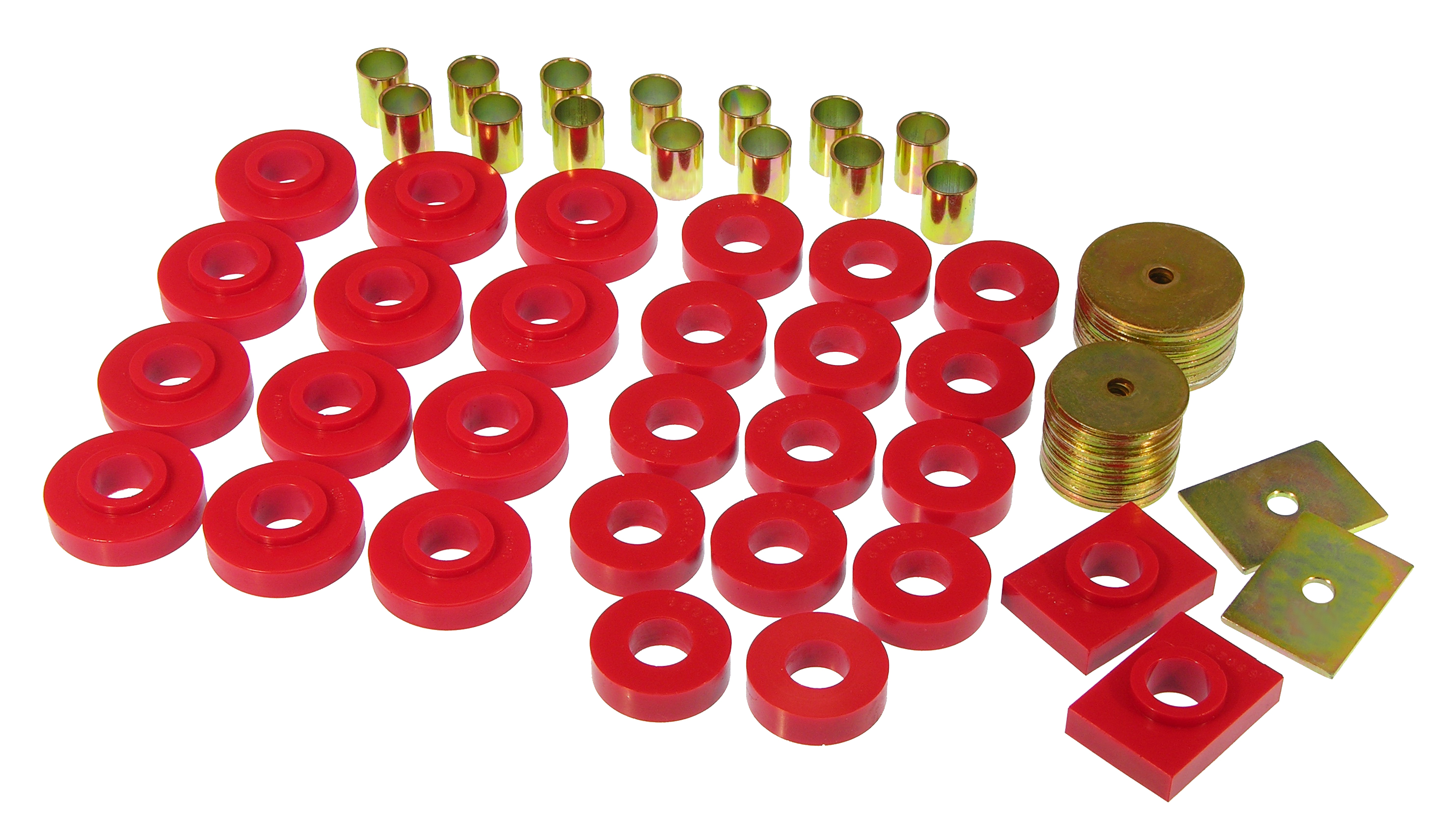 Prothane 7-129 - 55-57 Chevy Full Sedan Body Mount - Red Prothane 7-129 - 55-57 Chevy Full Sedan Body Mount - Red