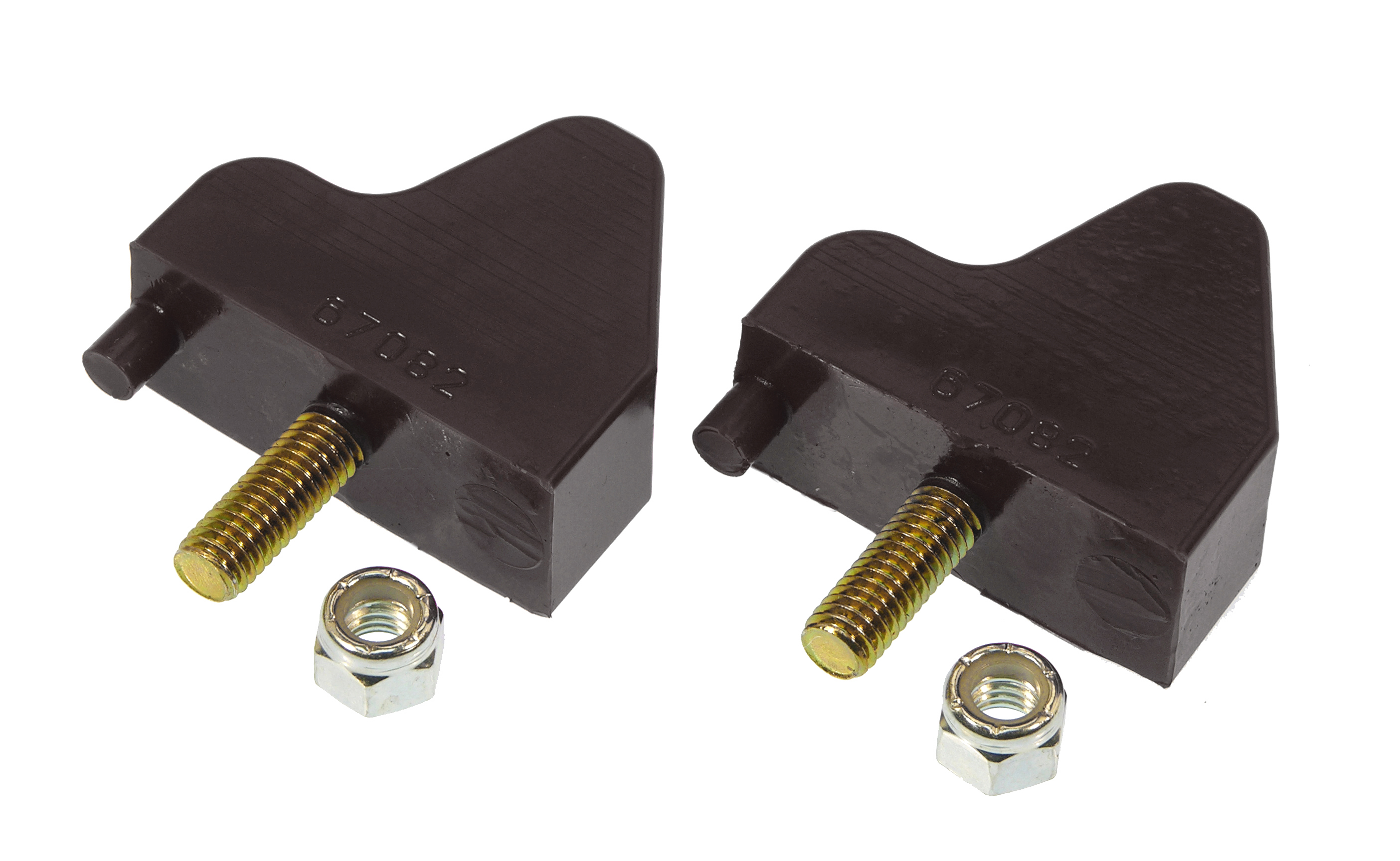 Prothane 7-1302-BL - 70-81 Chevy Camaro Bump Stop Kit - Black