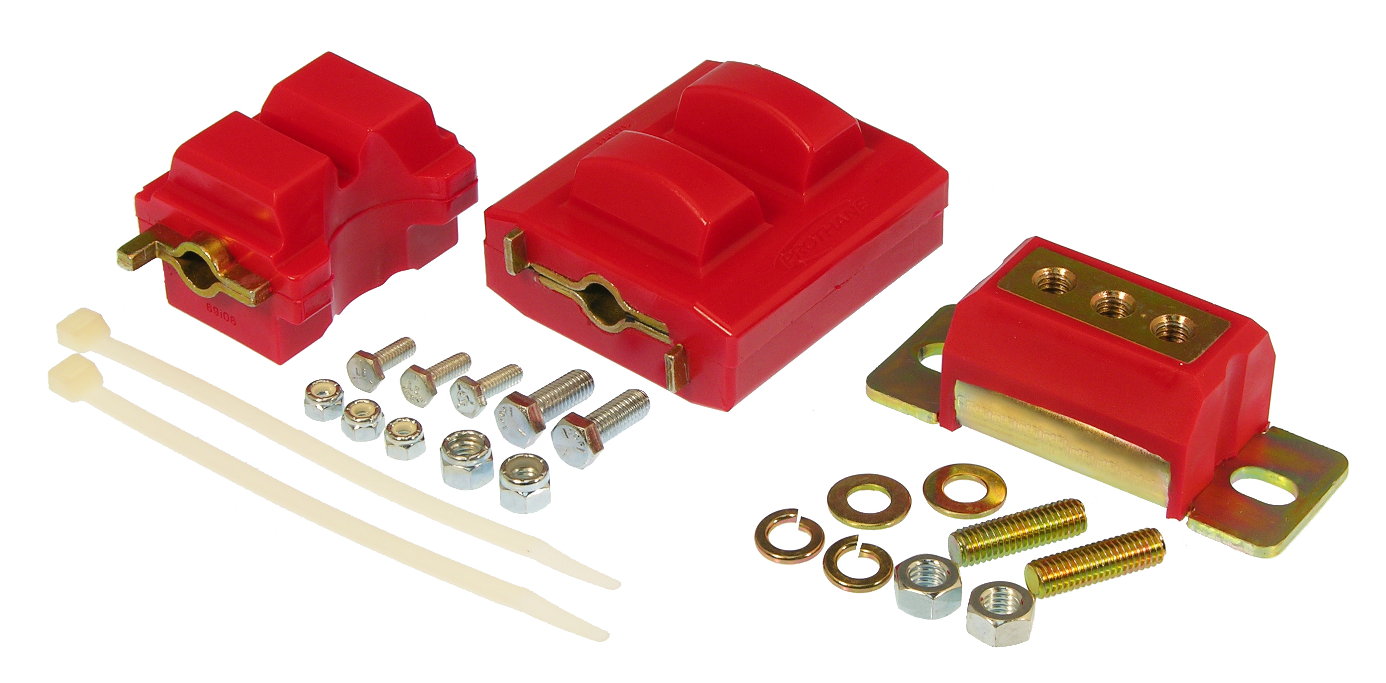 Prothane 7-1909 - GM Motor & Trans Mount Kit - Red Prothane 7-1909 - GM Motor & Trans Mount Kit - Red
