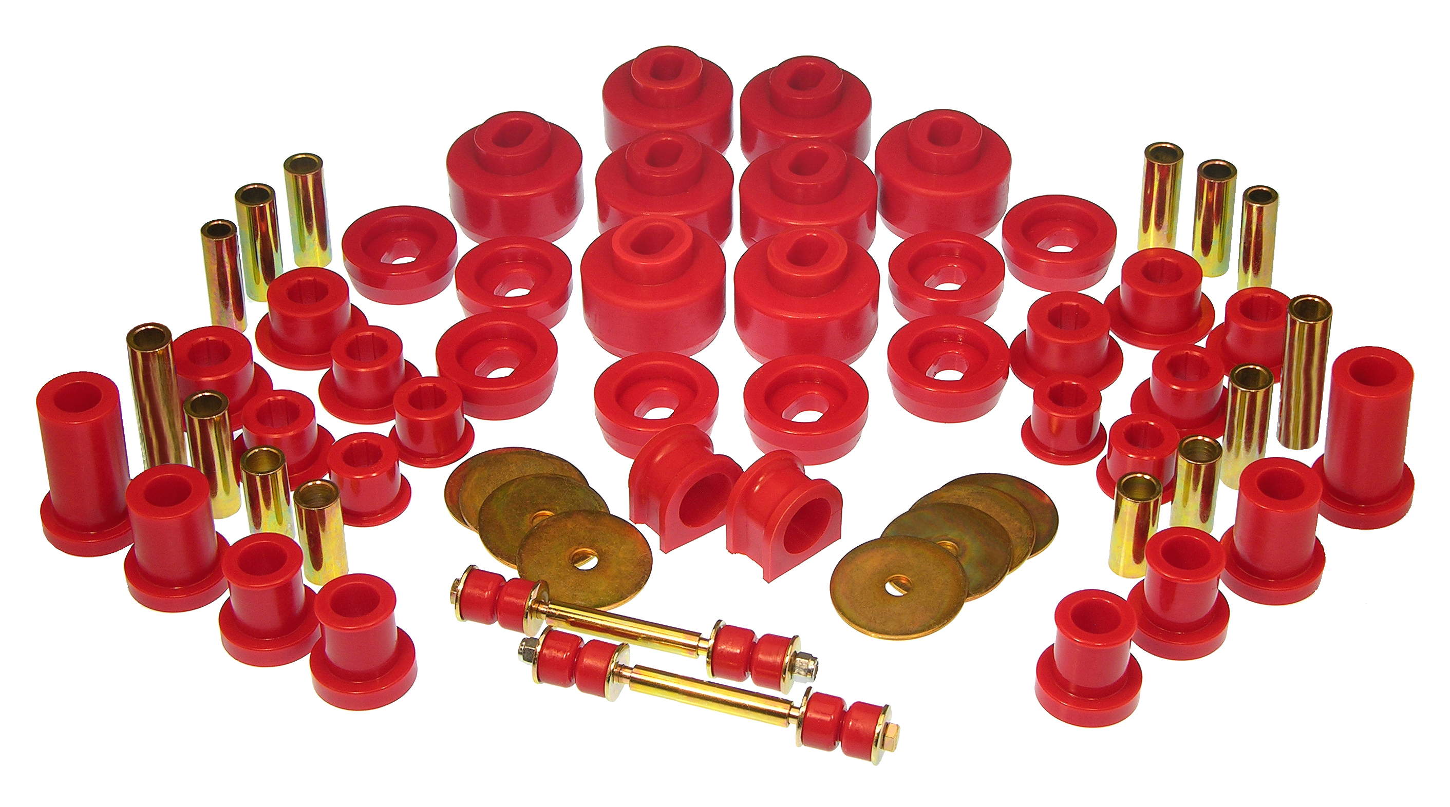 Prothane 7-2046 - 07-14 Chevy Silverado 1500 2wd Total Kit - Red Prothane 7-2046 - 07-14 Chevy Silverado 1500 2wd Total Kit - Red
