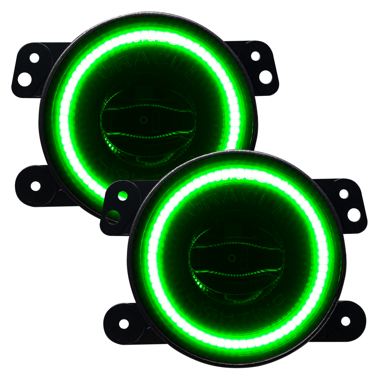 ORACLE Lighting 5846-004 - Jeep Wrangler JK/JL/JT High Performance W LED Fog Lights - Green ORACLE Lighting 5846-004 - Jeep Wrangler JK/JL/JT High Performance W LED Fog Lights - Green