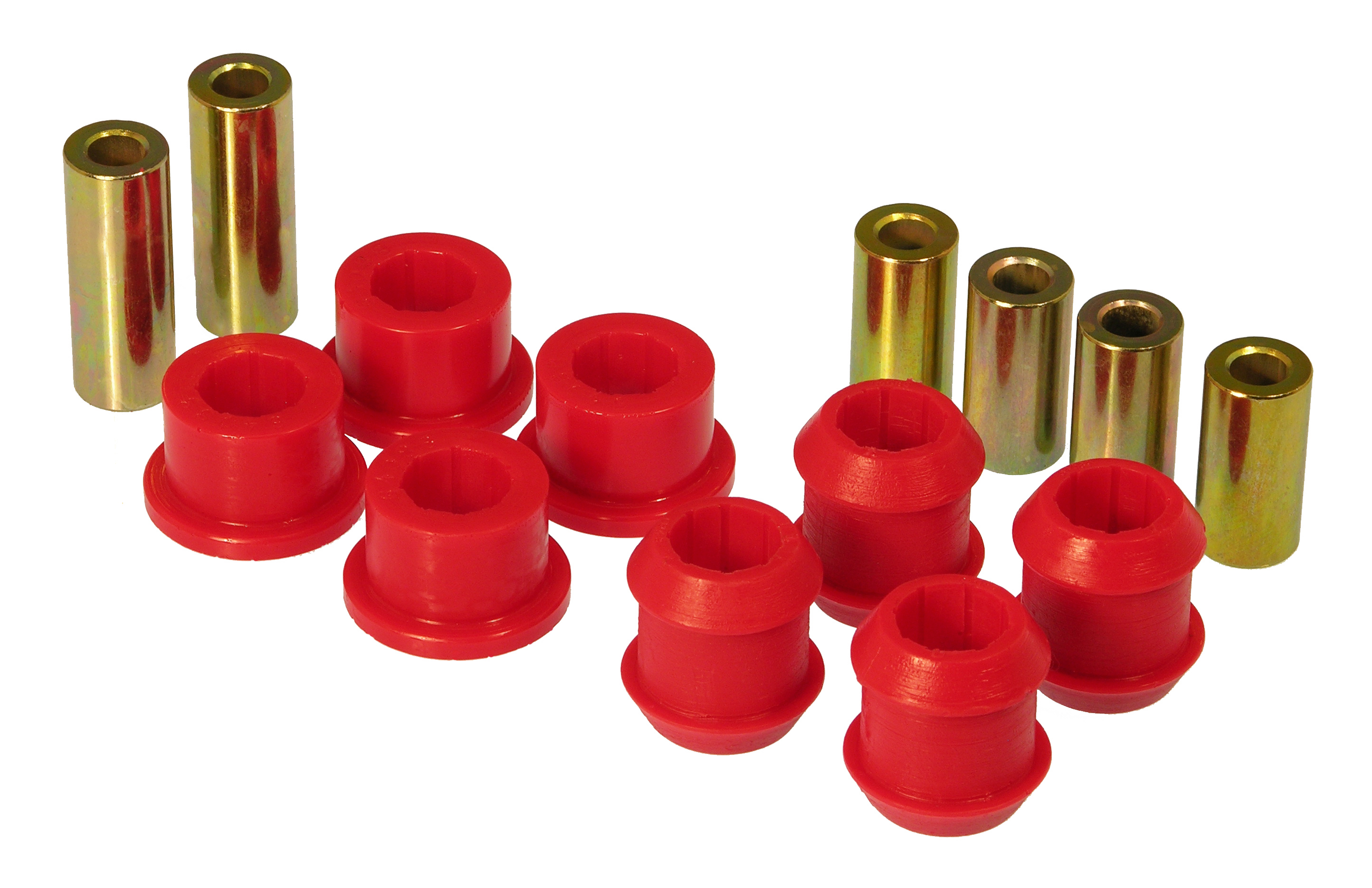 Prothane 8-202 - 88-91 Honda Civic Front Upper/Lower Control Arm Bushings - Red