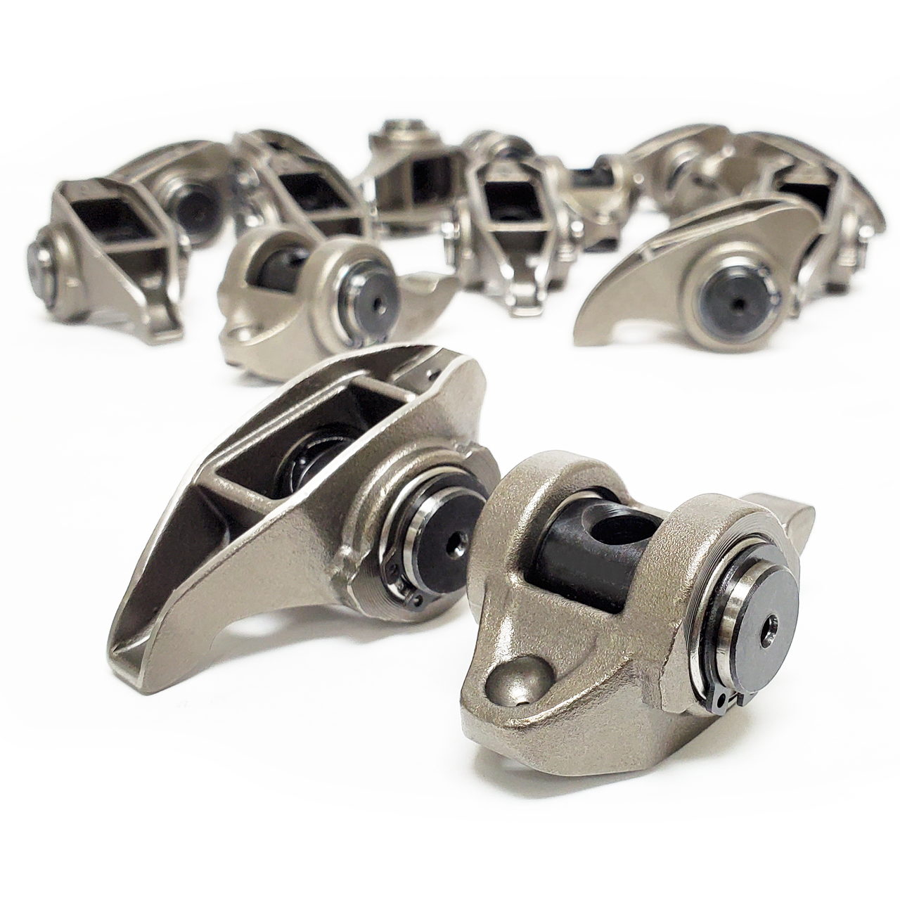 PRW 0636417 - Cast Steel Rocker Arm Kit GM LS  1.7 Ratio 8mm