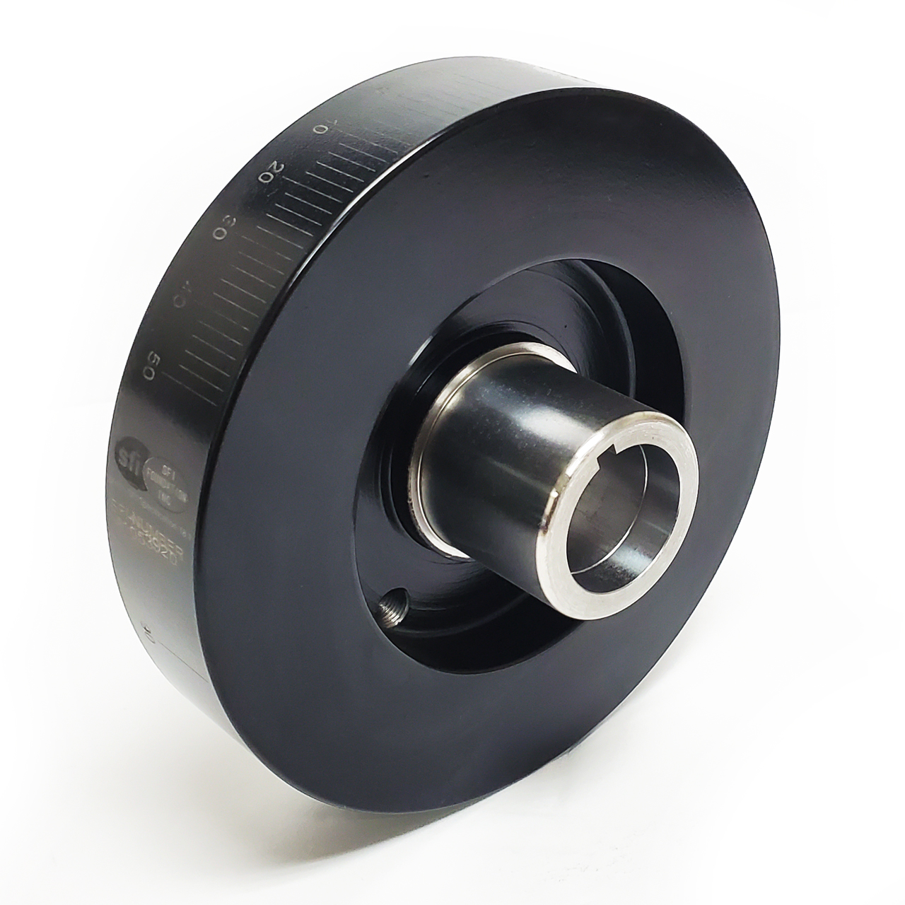 PRW 2535001 - DAMPER, FluidGel RACE, SFI, CHEV 262-350, 348-409 1955-95, 6.25" OD, Black