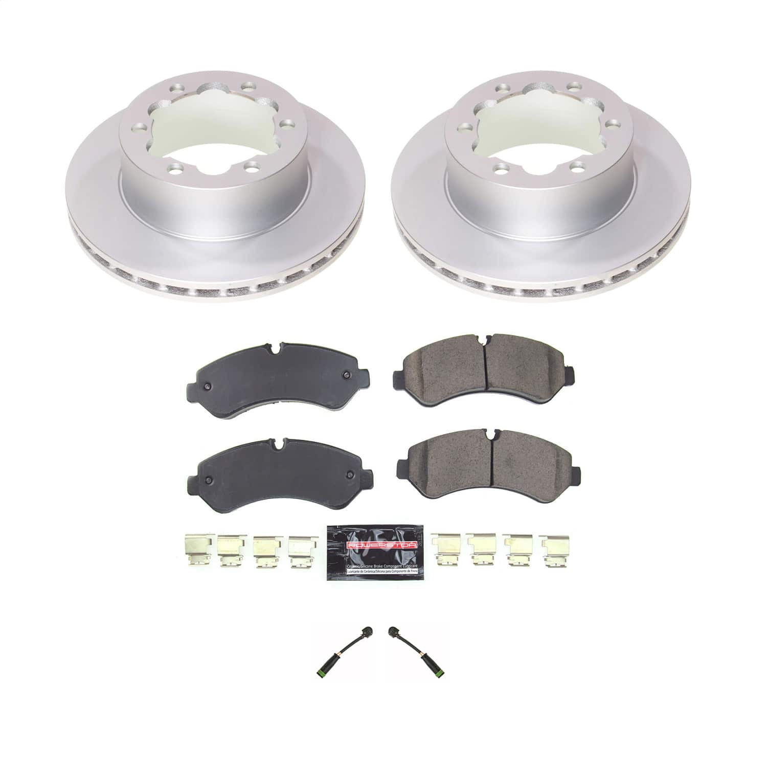 PowerStop CRK8450 - Power Stop 2019 Mercedes-Benz Sprinter 4500 Front and Rear Z23 Coated Brake Kit PowerStop CRK8450 - Power Stop 2019 Mercedes-Benz Sprinter 4500 Front and Rear Z23 Coated Brake Kit