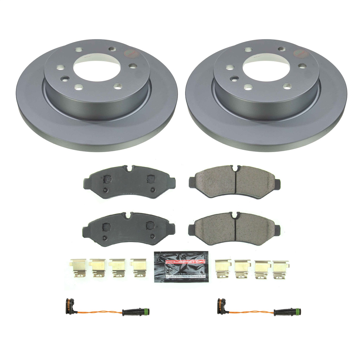 PowerStop CRK8655 - Power Stop 19-21 Mercedes-Benz Sprinter 2500 Rear Z23 Coated Brake Kit PowerStop CRK8655 - Power Stop 19-21 Mercedes-Benz Sprinter 2500 Rear Z23 Coated Brake Kit