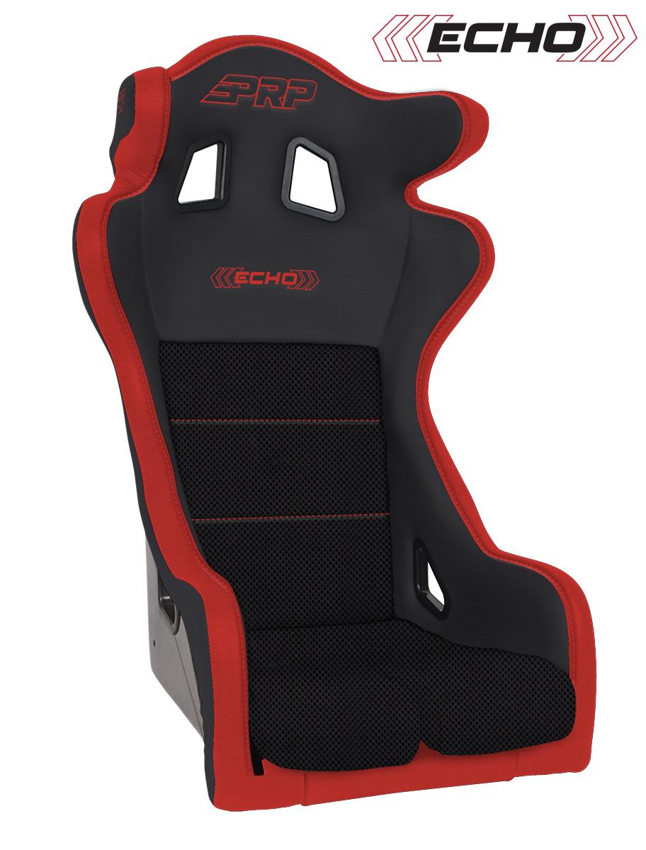 PRP Seats A38-237 - Echo Composite Seat Black and Red PRP Seats A38-237 - Echo Composite Seat Black and Red