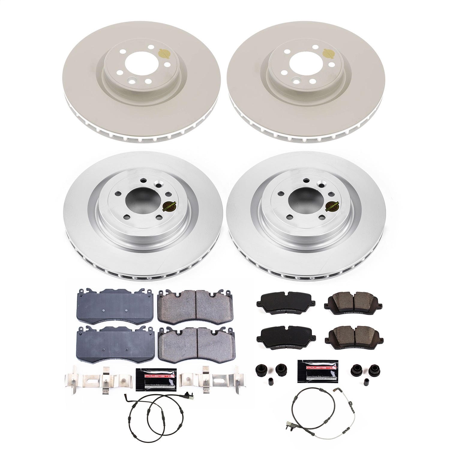 PowerStop CRK8905 - Power Stop 18-19 Land Rover Range Rover Sport Front and Rear Z23 Coated Brake Kit PowerStop CRK8905 - Power Stop 18-19 Land Rover Range Rover Sport Front and Rear Z23 Coated Brake Kit