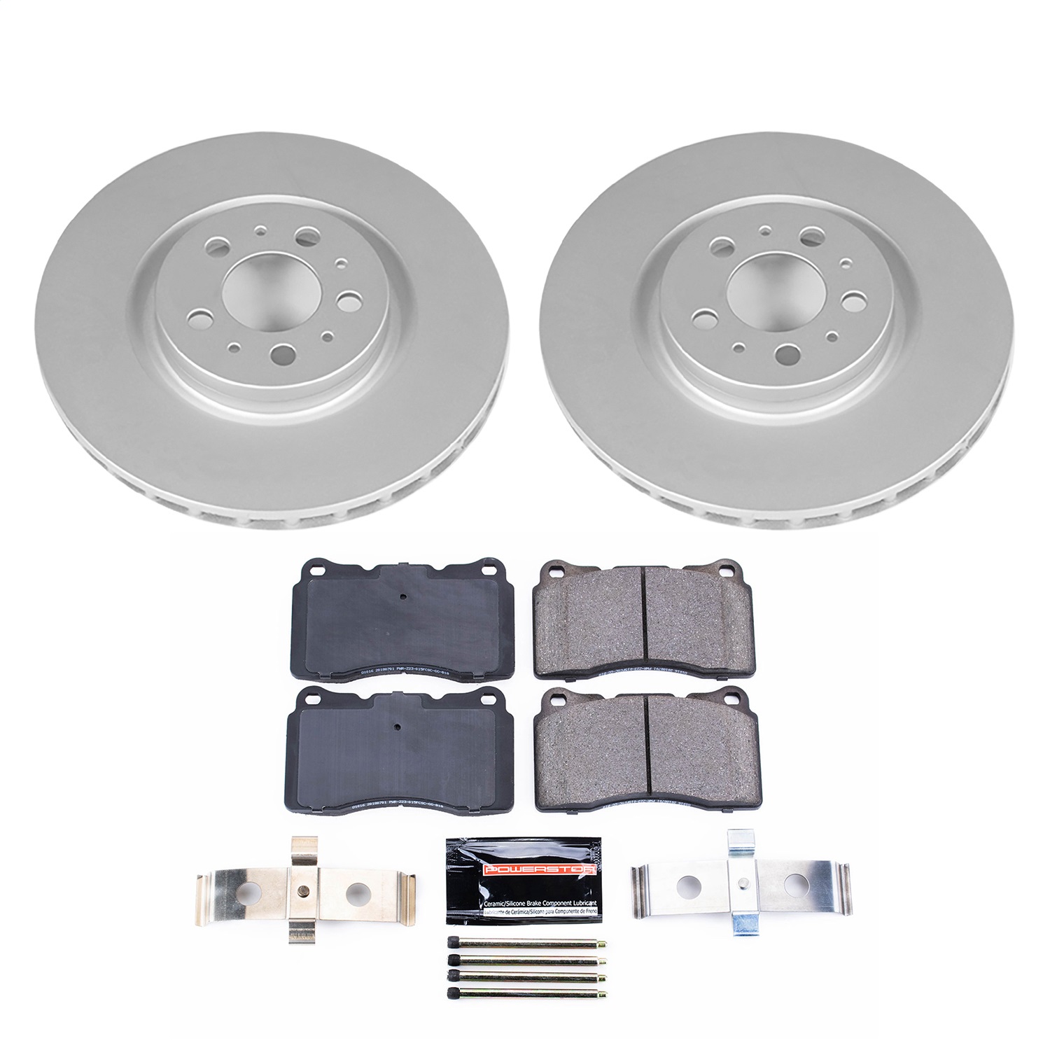 PowerStop CRK8845 - Power Stop 04-07 Volvo S60 Front Z23 Evolution Coated Brake Kit PowerStop CRK8845 - Power Stop 04-07 Volvo S60 Front Z23 Evolution Coated Brake Kit