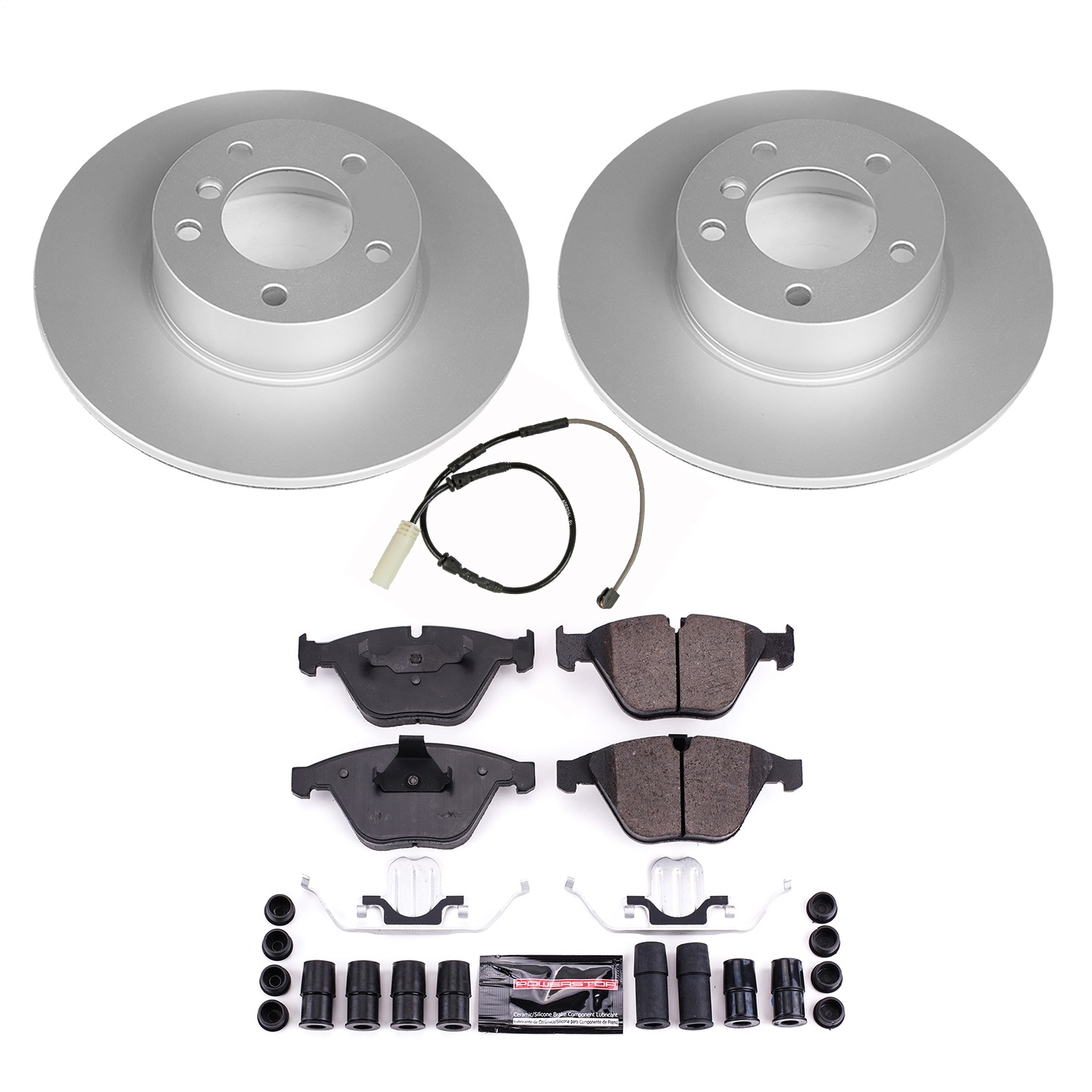 PowerStop CRK8823 - Power Stop 11-13 BMW 328i Front Z23 Evolution Coated Brake Kit