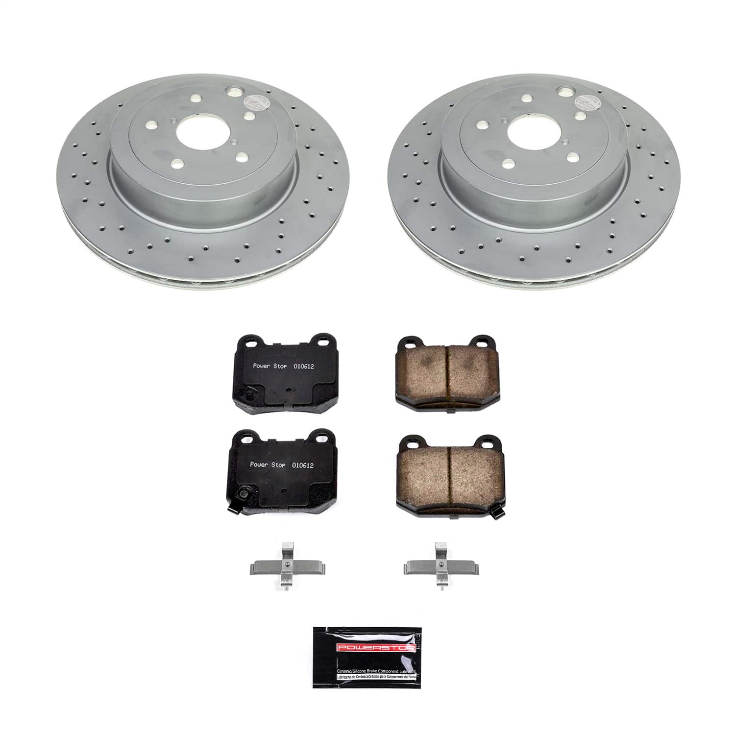 PowerStop CRK9015 - Power Stop 2021 Subaru WRX (w/2 Piston Rear Calipers) Rear Z17 Coated Brake Kit PowerStop CRK9015 - Power Stop 2021 Subaru WRX (w/2 Piston Rear Calipers) Rear Z17 Coated Brake Kit