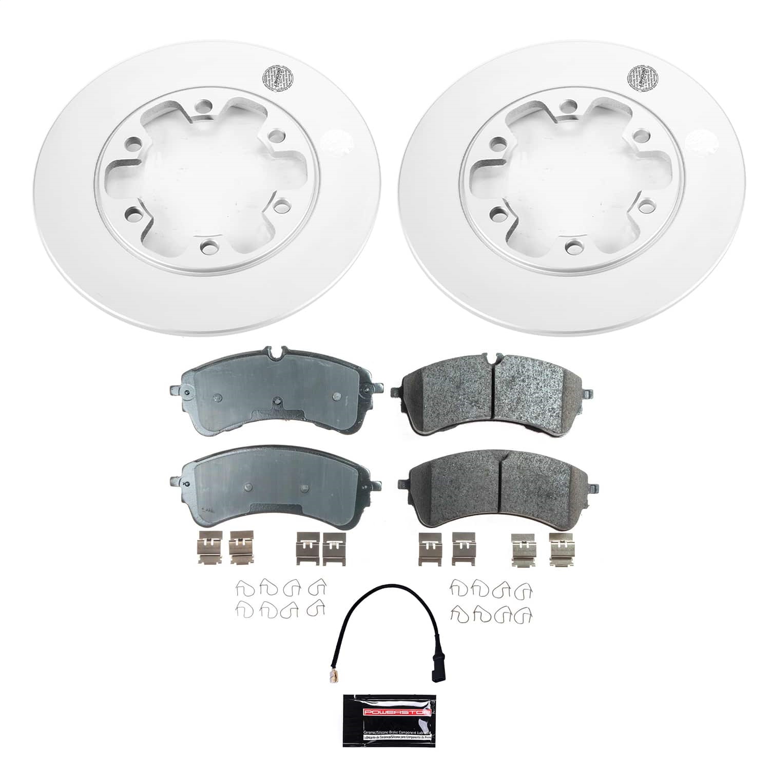 PowerStop CRK8992 - Power Stop 2020 Ford Transit-350 Rear Z17 Coated Brake Kit PowerStop CRK8992 - Power Stop 2020 Ford Transit-350 Rear Z17 Coated Brake Kit