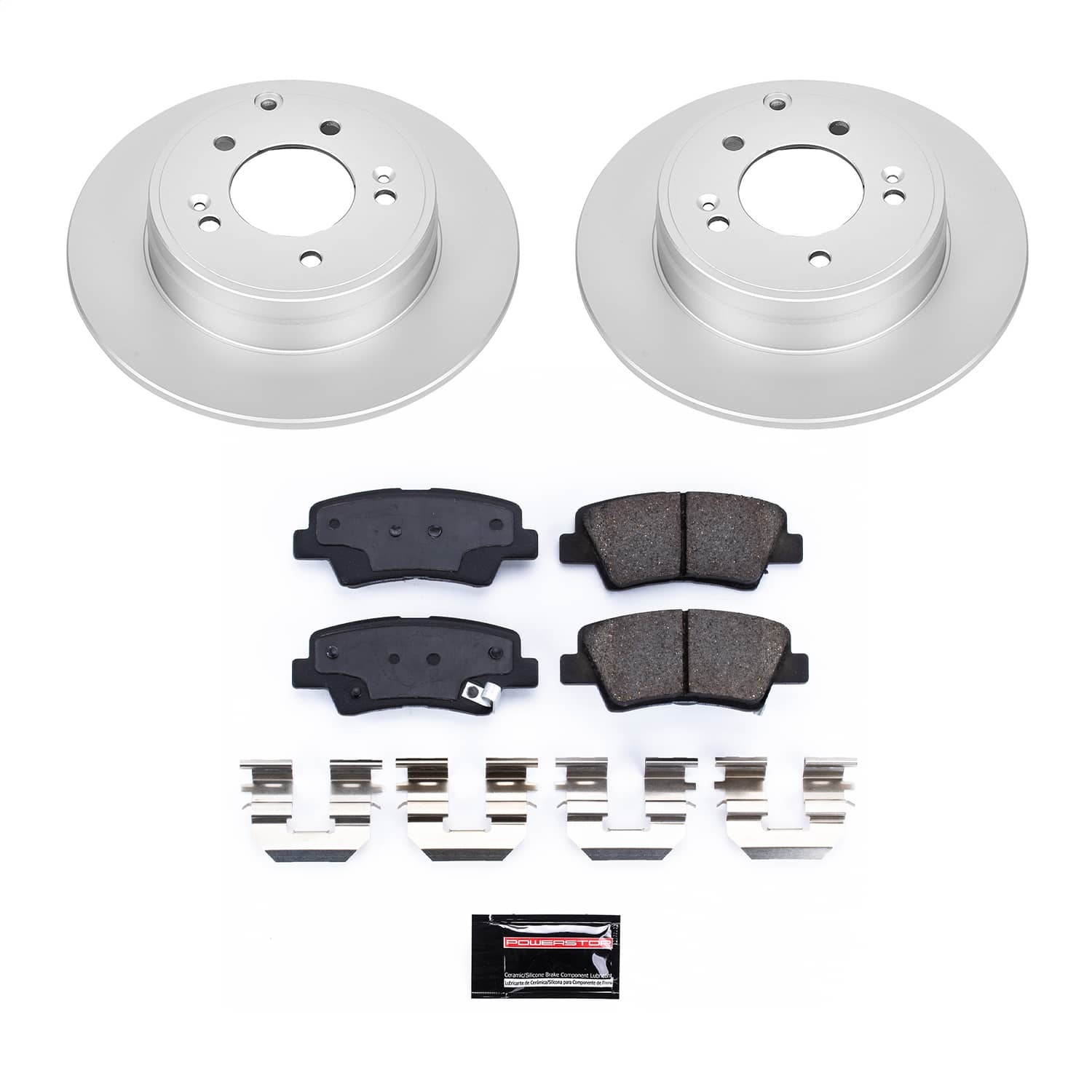PowerStop CRK9060 - Power Stop 09-10 Hyundai Sonata Rear Z17 Coated Brake Kit PowerStop CRK9060 - Power Stop 09-10 Hyundai Sonata Rear Z17 Coated Brake Kit