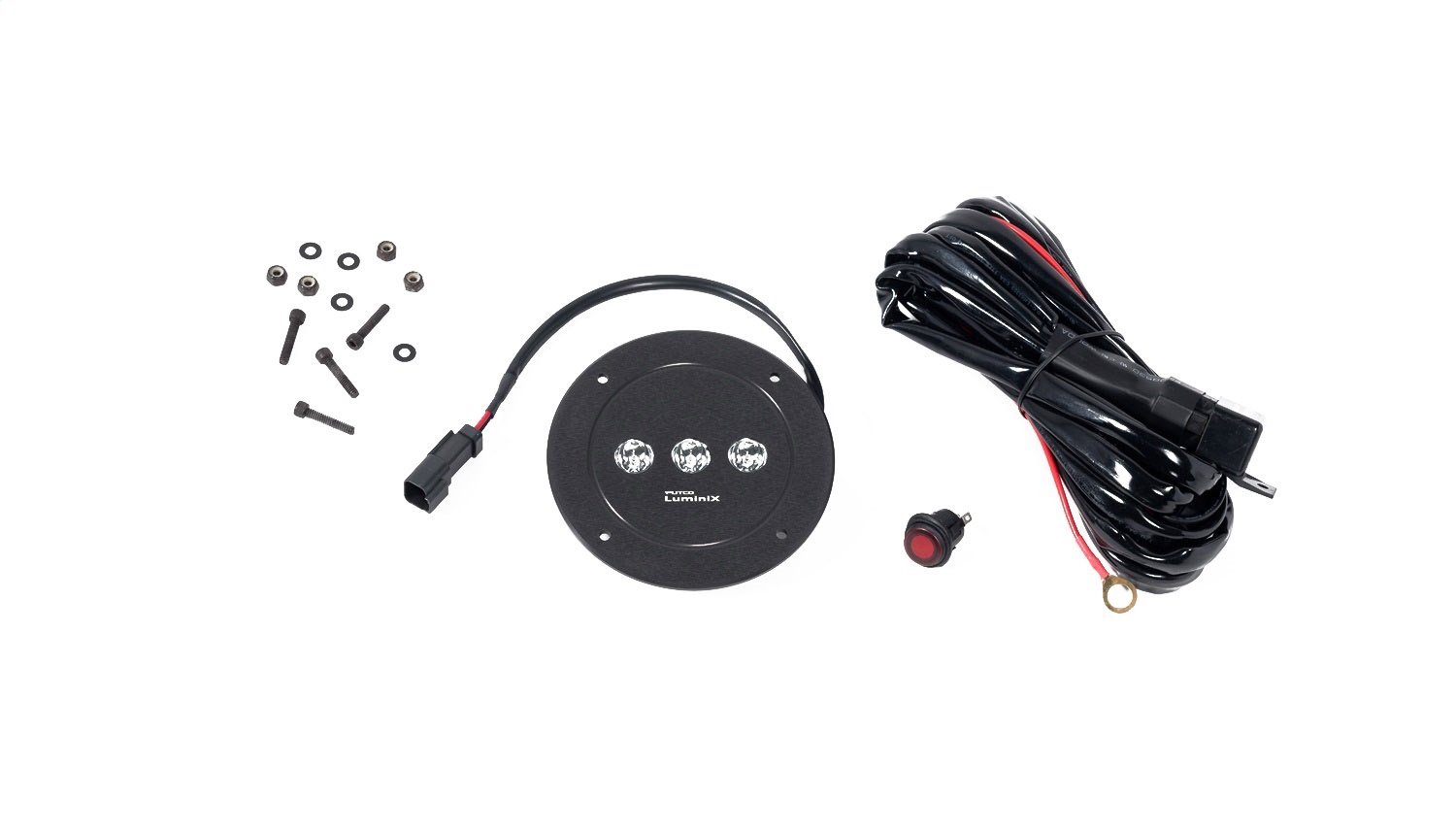 Putco 10005 - Luminix High Power LED - 5in Round Flush Mount - 3 LED - 1200LM - 3.5x.75x4.5in