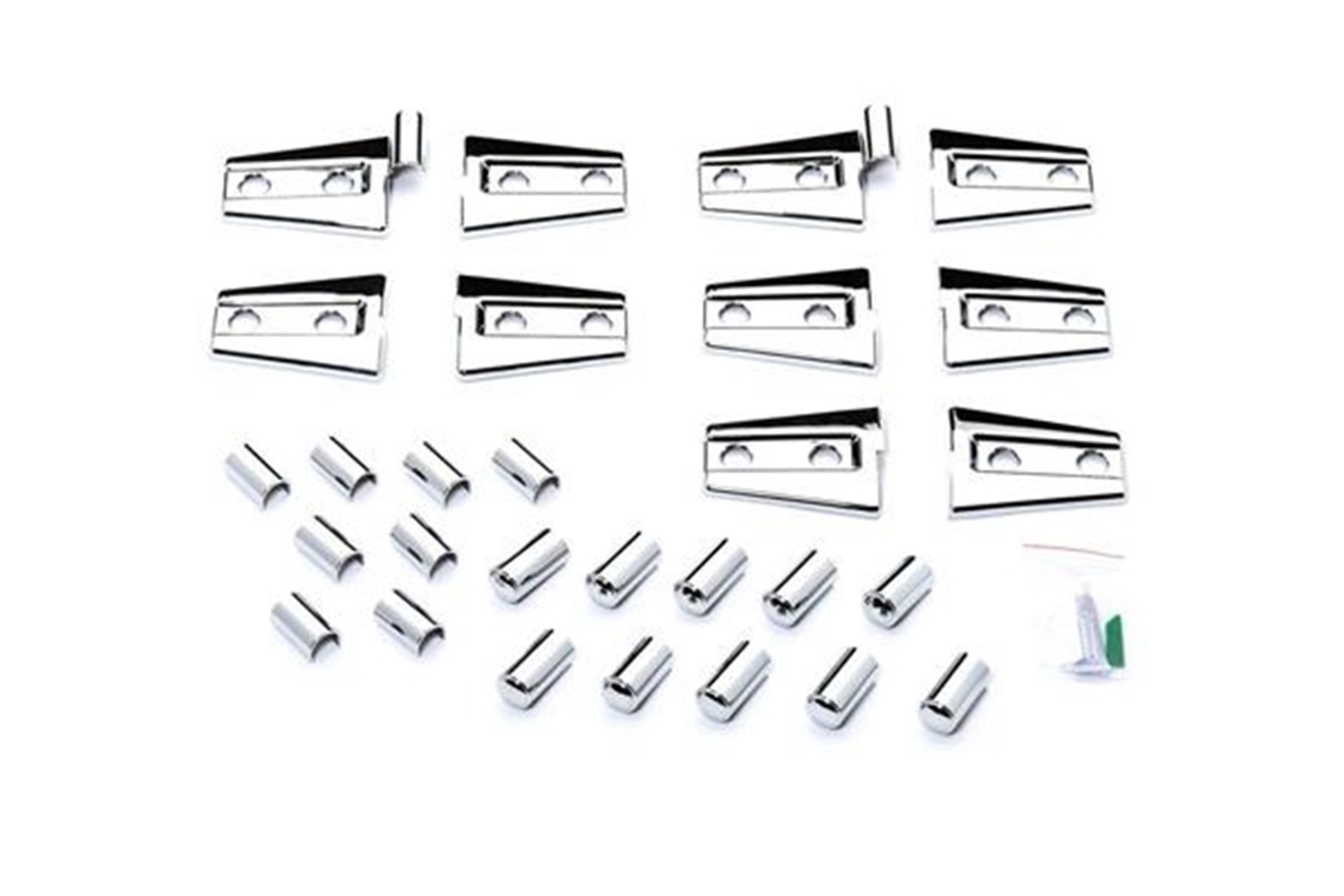 Putco 401271 - 07-17 Jeep Wrangler - Hinge Covers (Also Fits Sahara Edition)