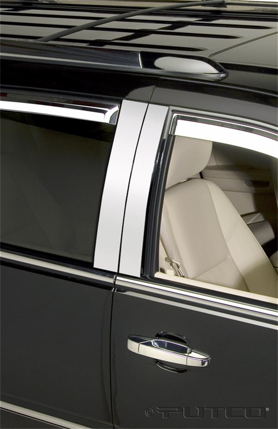 Putco 402610 - 07-14 Cadillac Escalade STD - 4pcs Stainless Steel Pillar Posts Classic Putco 402610 - 07-14 Cadillac Escalade STD - 4pcs Stainless Steel Pillar Posts Classic