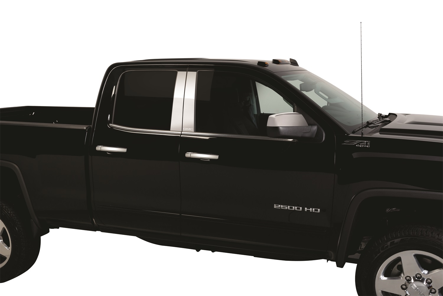 Putco 402607GM-2 - 14-14 GMC Sierra HD - (Crew Cab) - 4pcs - SS Pillar Posts Putco 402607GM-2 - 14-14 GMC Sierra HD - (Crew Cab) - 4pcs - SS Pillar Posts