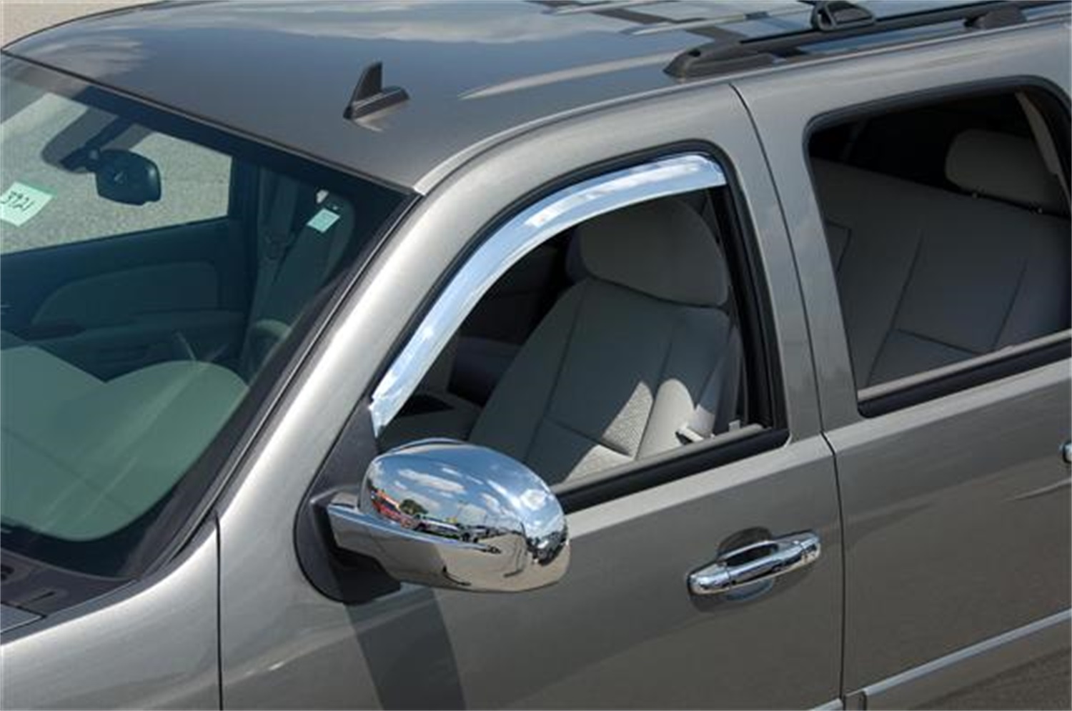 Putco 480055 - 14-14 Chevrolet Silverado HD - Crew Cab (Front Only) Element Chrome Window Visors Putco 480055 - 14-14 Chevrolet Silverado HD - Crew Cab (Front Only) Element Chrome Window Visors