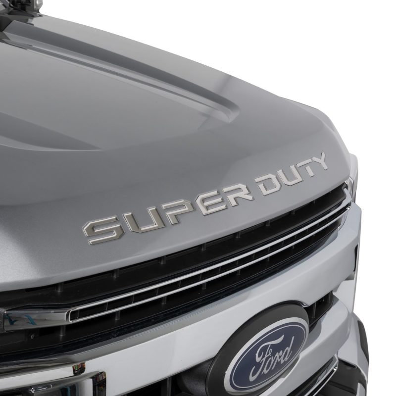 Putco 55562FD - 2023 Ford Super Duty Hood Lettering Ford Lettering Emblems (Stainless Steel) Putco 55562FD - 2023 Ford Super Duty Hood Lettering Ford Lettering Emblems (Stainless Steel)