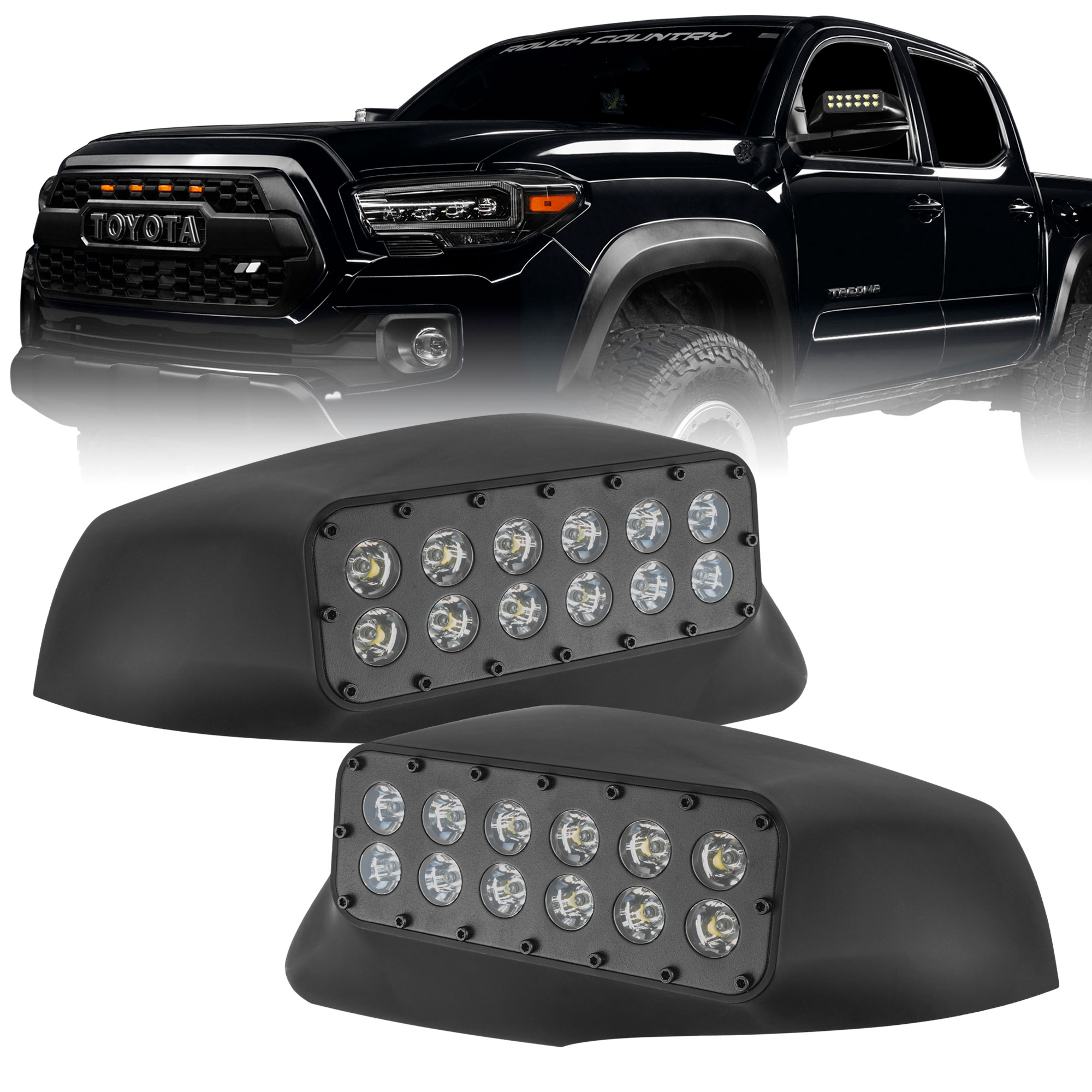 ORACLE Lighting 5919-001 - Lighting 16-23 Toyota Tacoma LED Off-Road Side Mirror Ditch Lights ORACLE Lighting 5919-001 - Lighting 16-23 Toyota Tacoma LED Off-Road Side Mirror Ditch Lights