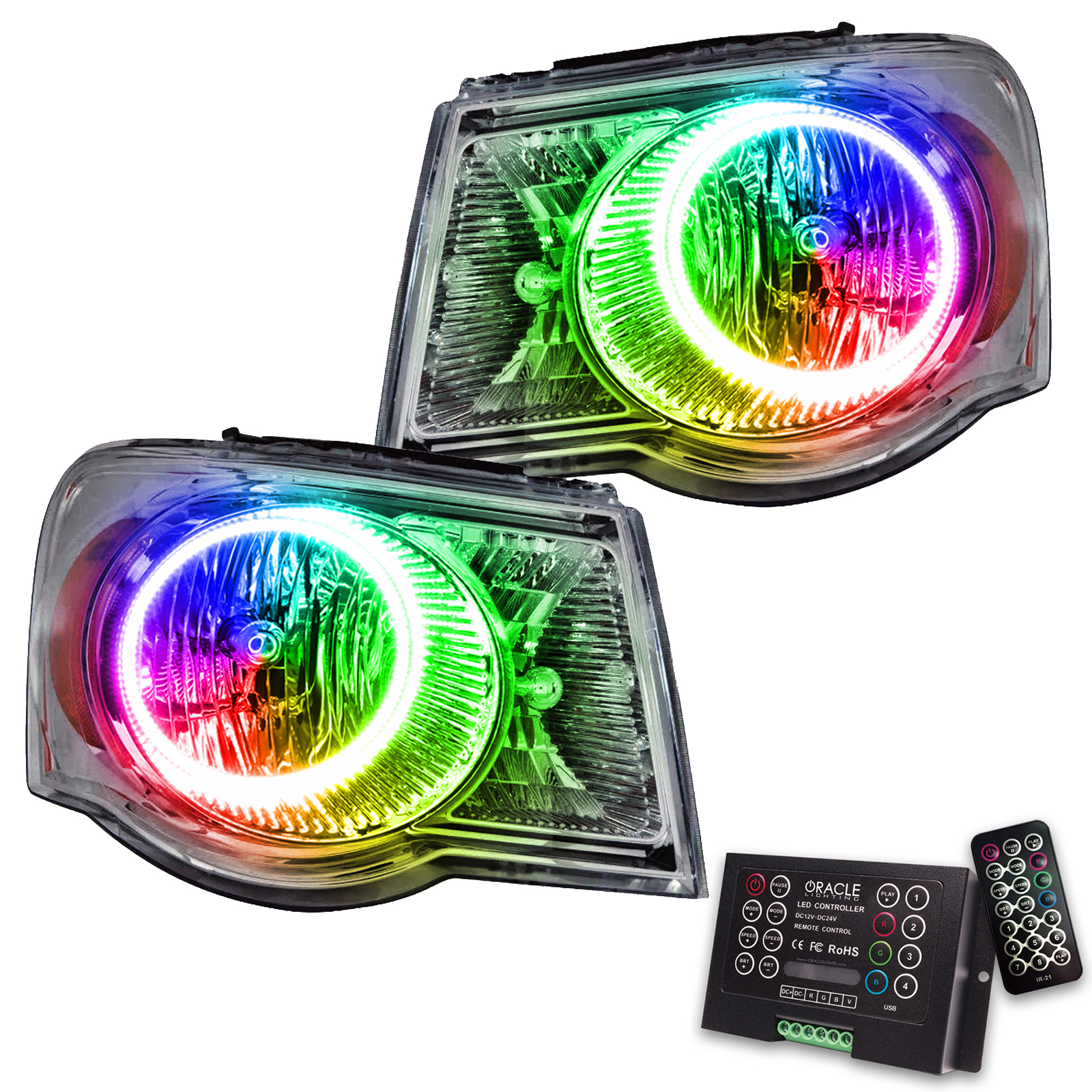 ORACLE Lighting 7012-333 - 07-09 Chrysler Aspen SMD HL - ColorSHIFT w/ 2.0 Controller ORACLE Lighting 7012-333 - 07-09 Chrysler Aspen SMD HL - ColorSHIFT w/ 2.0 Controller